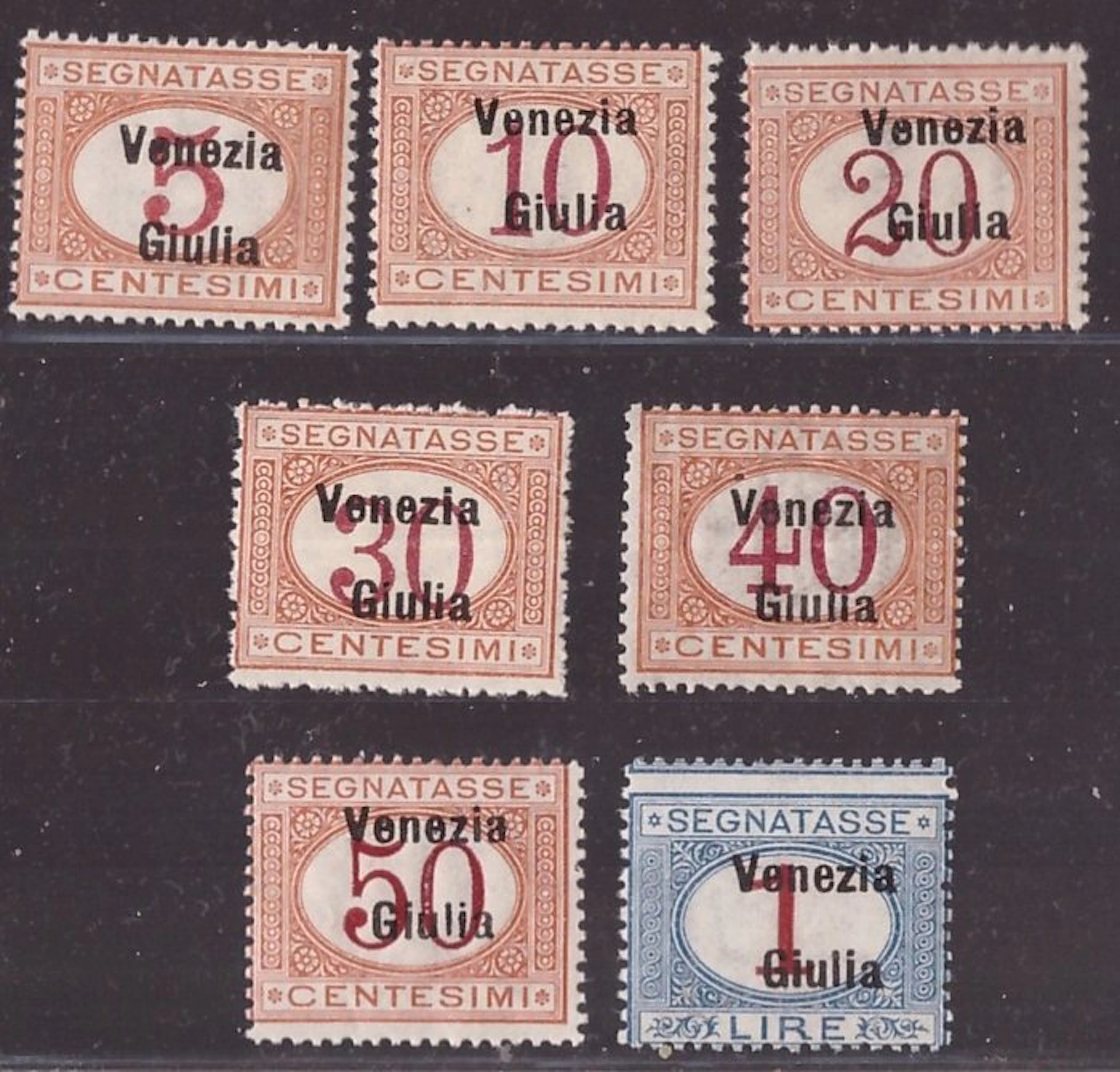 Italy - Julian Venetia 1918 - Segnatasse series...