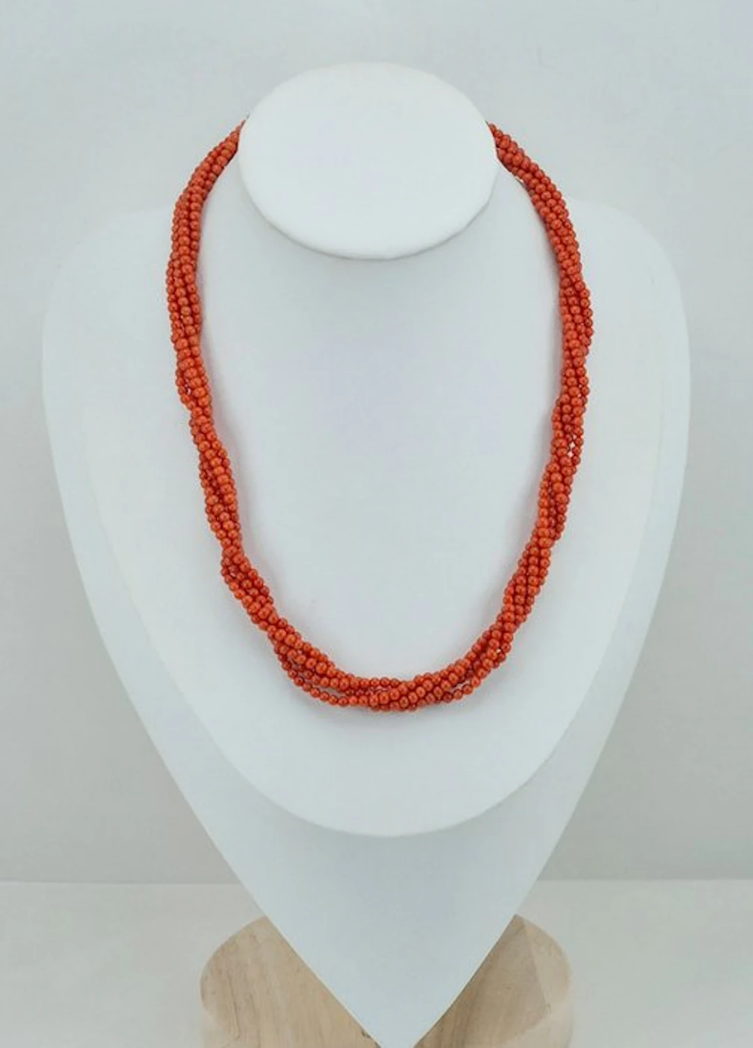Coral - Silver, Gold-plated - Necklace - CORALLO MEDITERRANEO