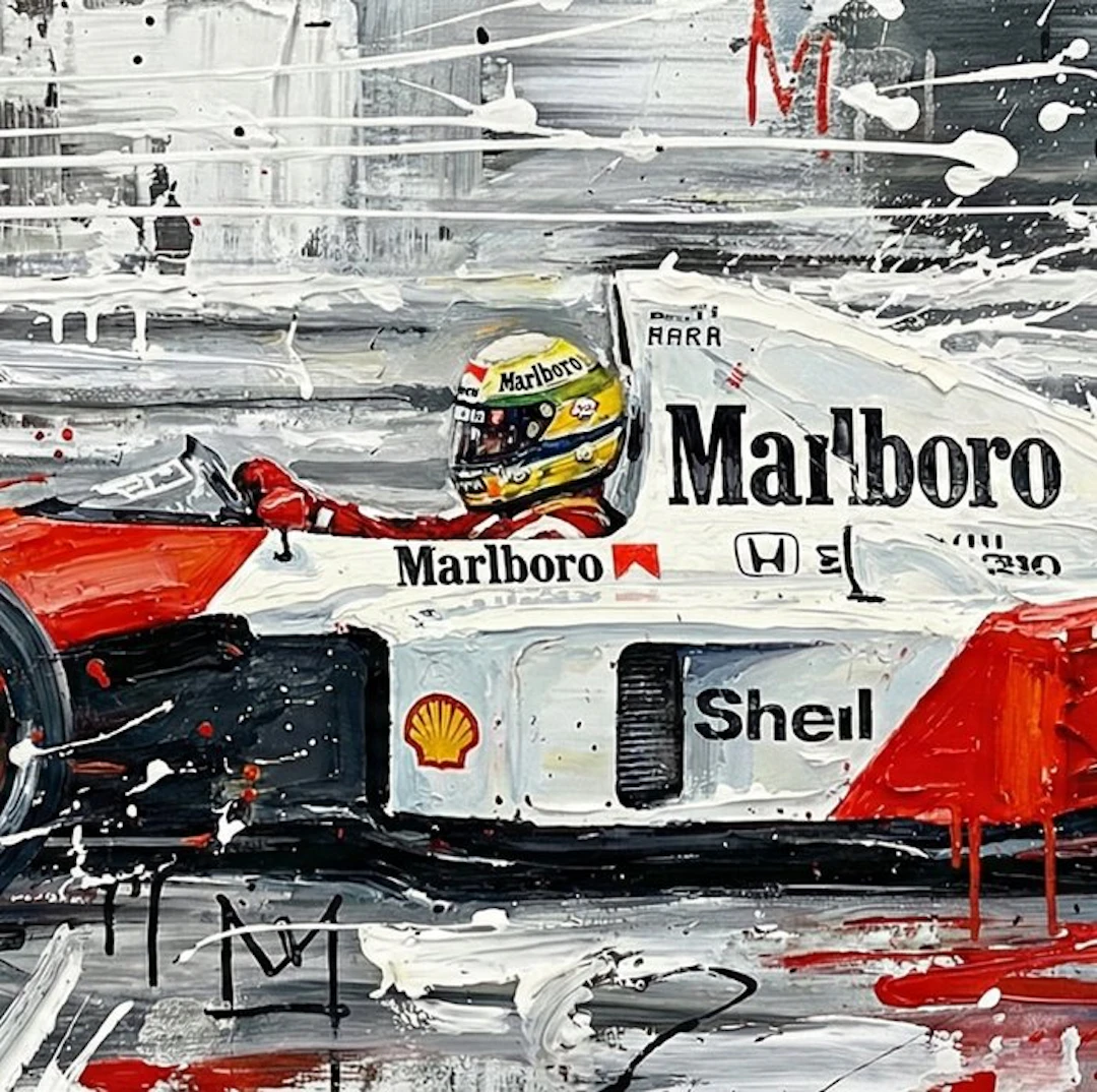CREATIVE_HUB - One more lap - Senna the Myth XL 40 x120 cm