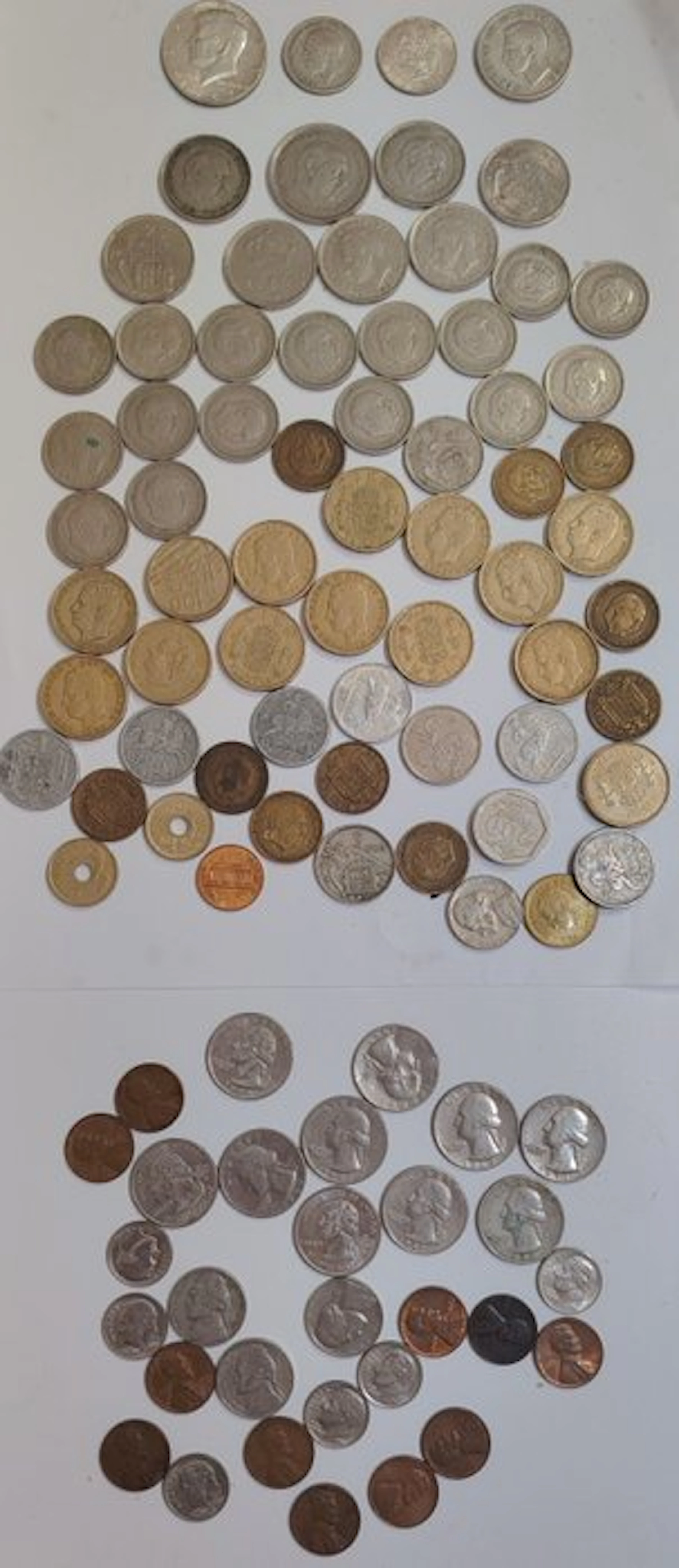 World. Collection of coins incl. silver 1944 (No reserve price)