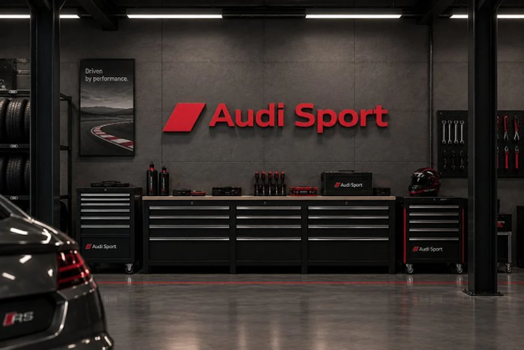 Audi - Audi Sport 240 cm - Audi sport - Advertising sign - sport - ABS