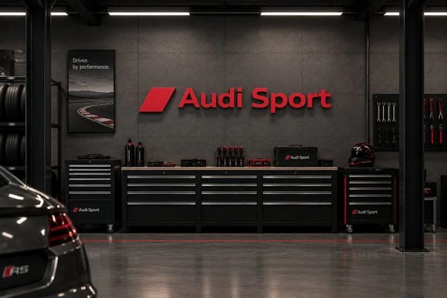 Audi - Audi Sport 240 cm - Audi sport - Advertising sign - sport - ABS