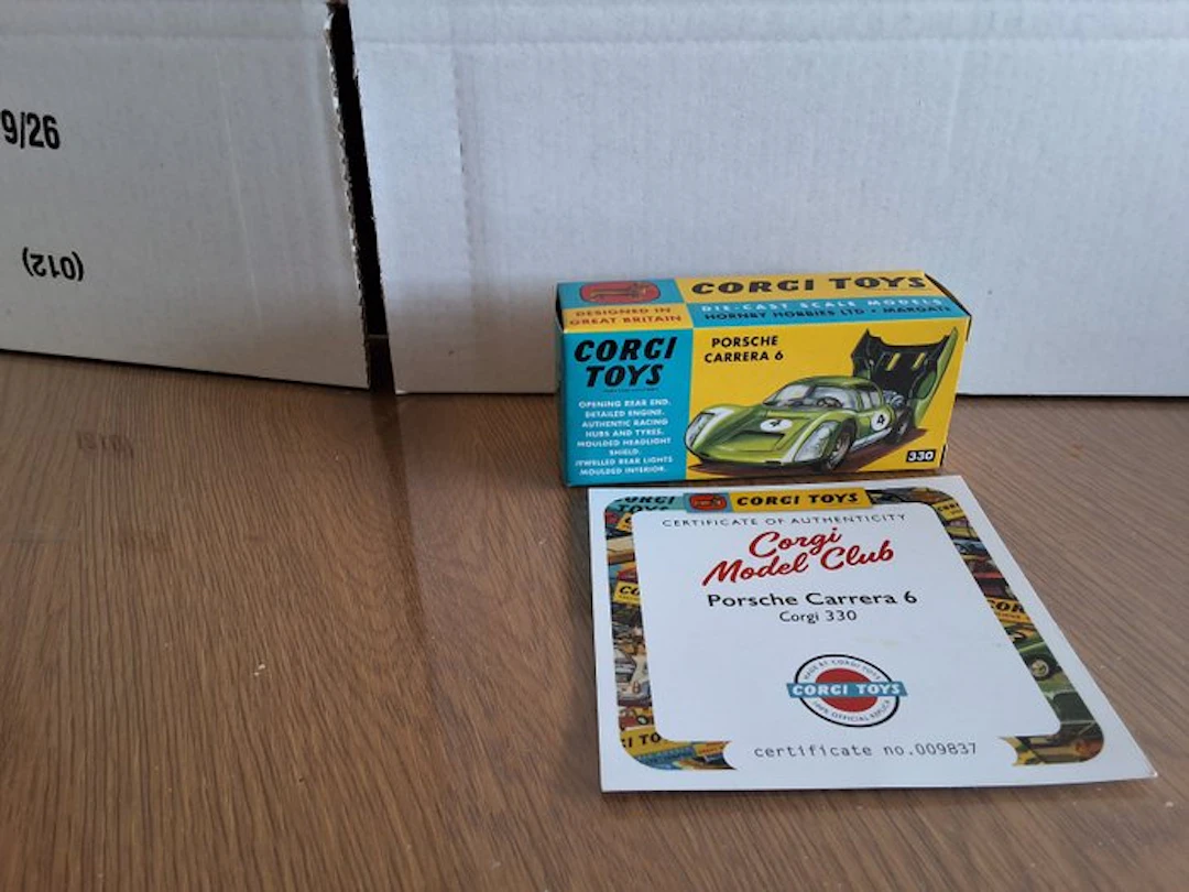 Corgi 1:43 - Model car - Porsche Carrera 6 - in the...