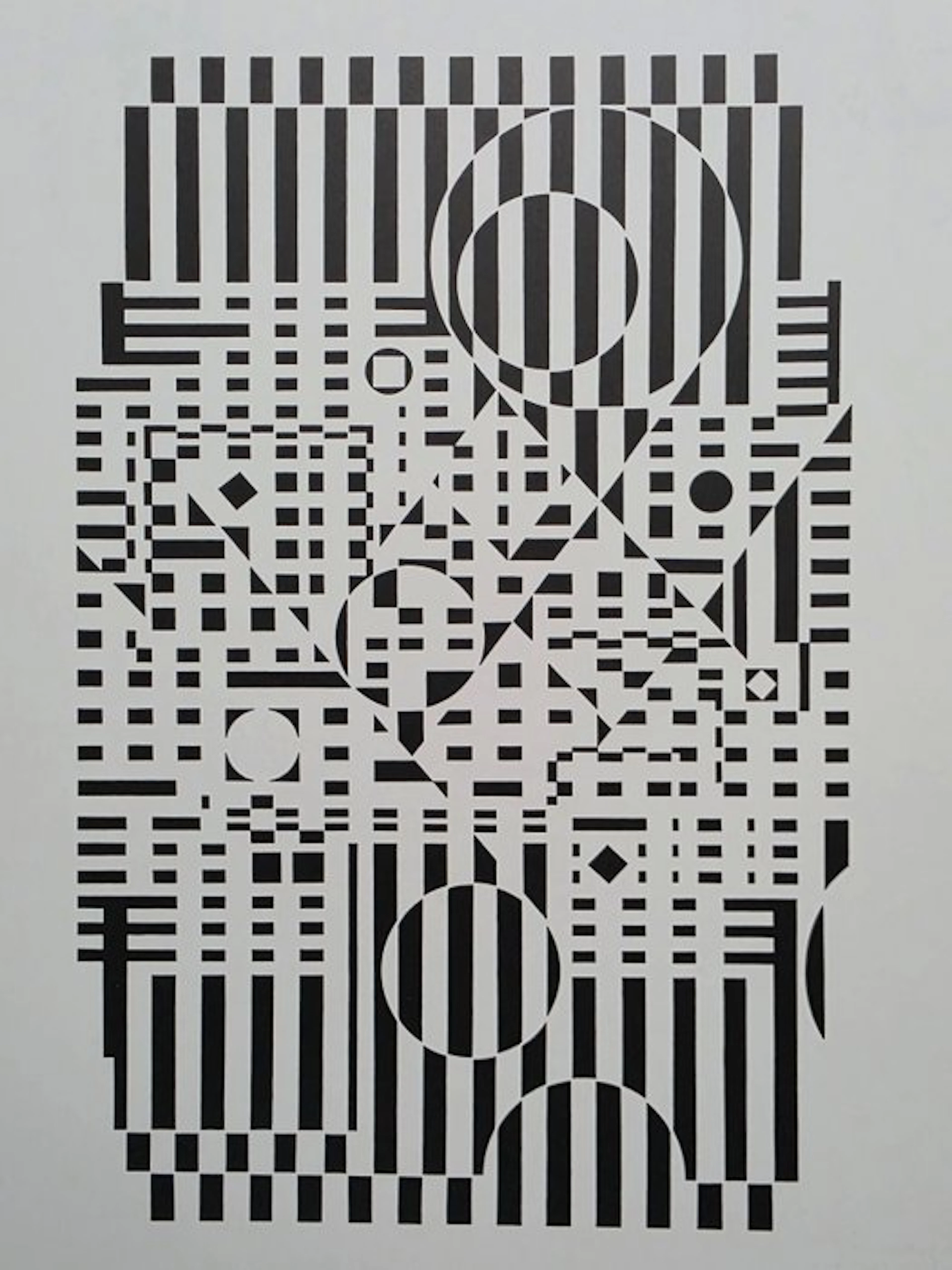 Victor Vasarely (1906-1997) - Ty-Neu, 1959- tirage de collection rare et épuisé