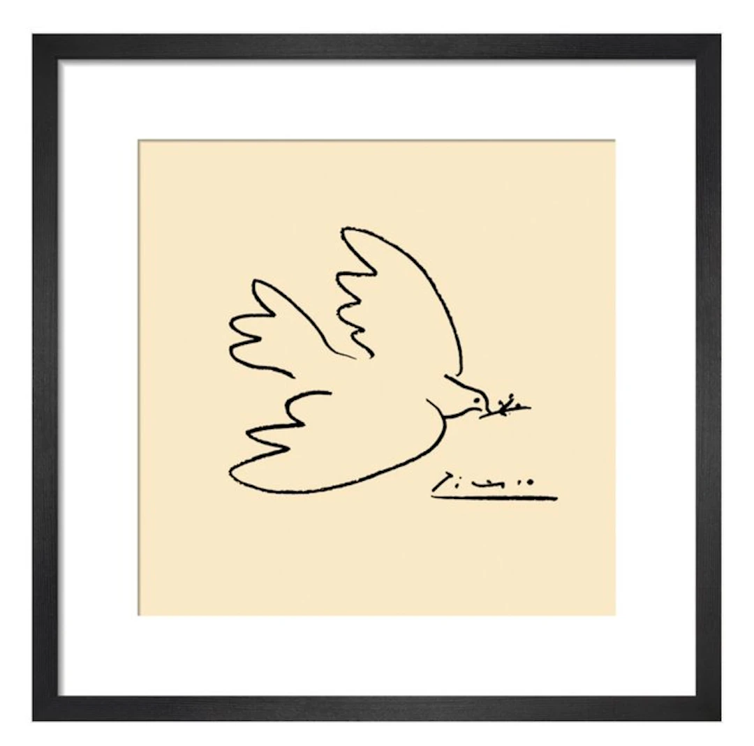 Pablo Picasso - “The Dove of Peace, 1945”. Gesigneerd in de plaat.