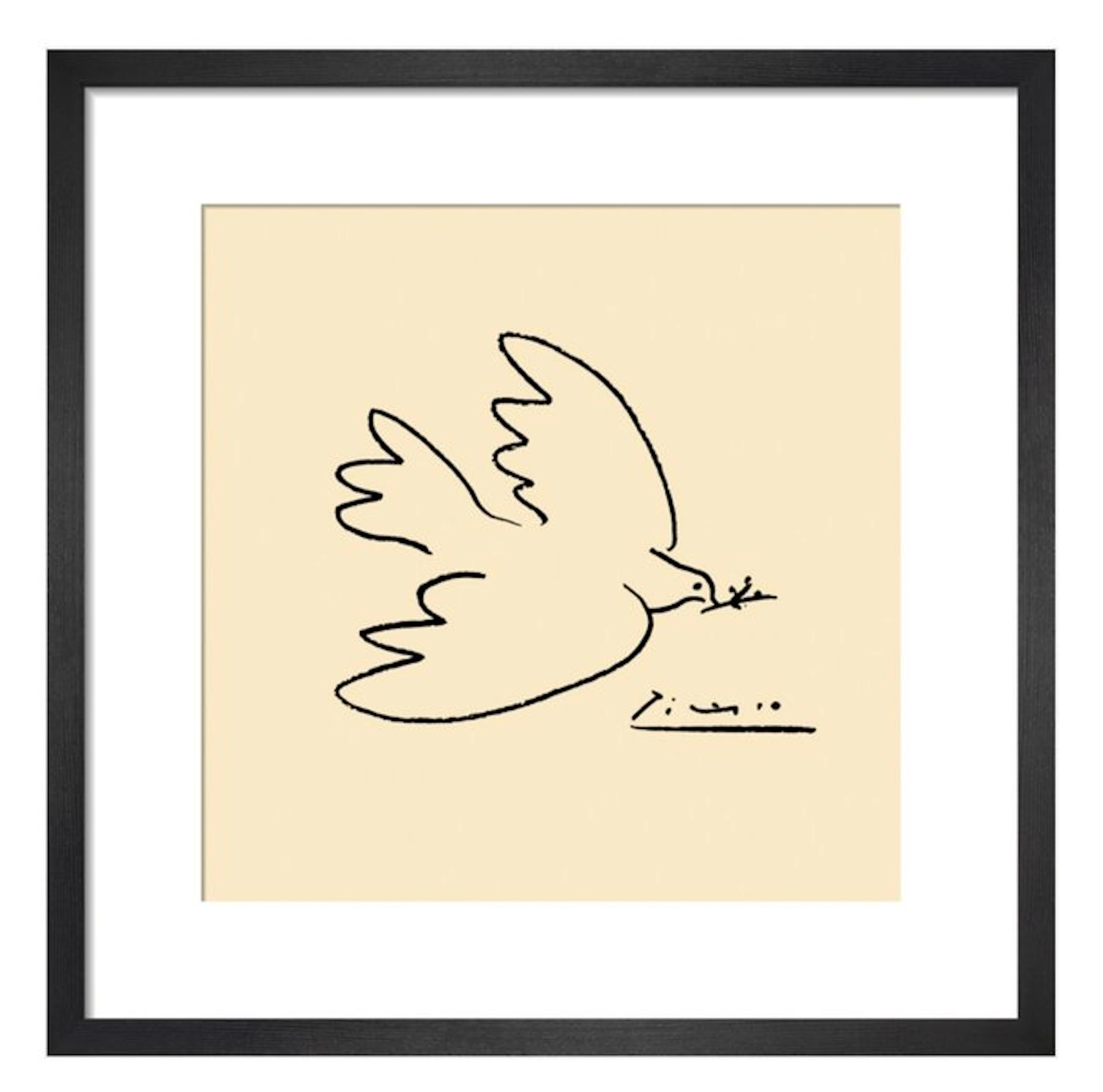 Pablo Picasso - “The Dove of Peace, 1945”. Gesigneerd in de plaat.