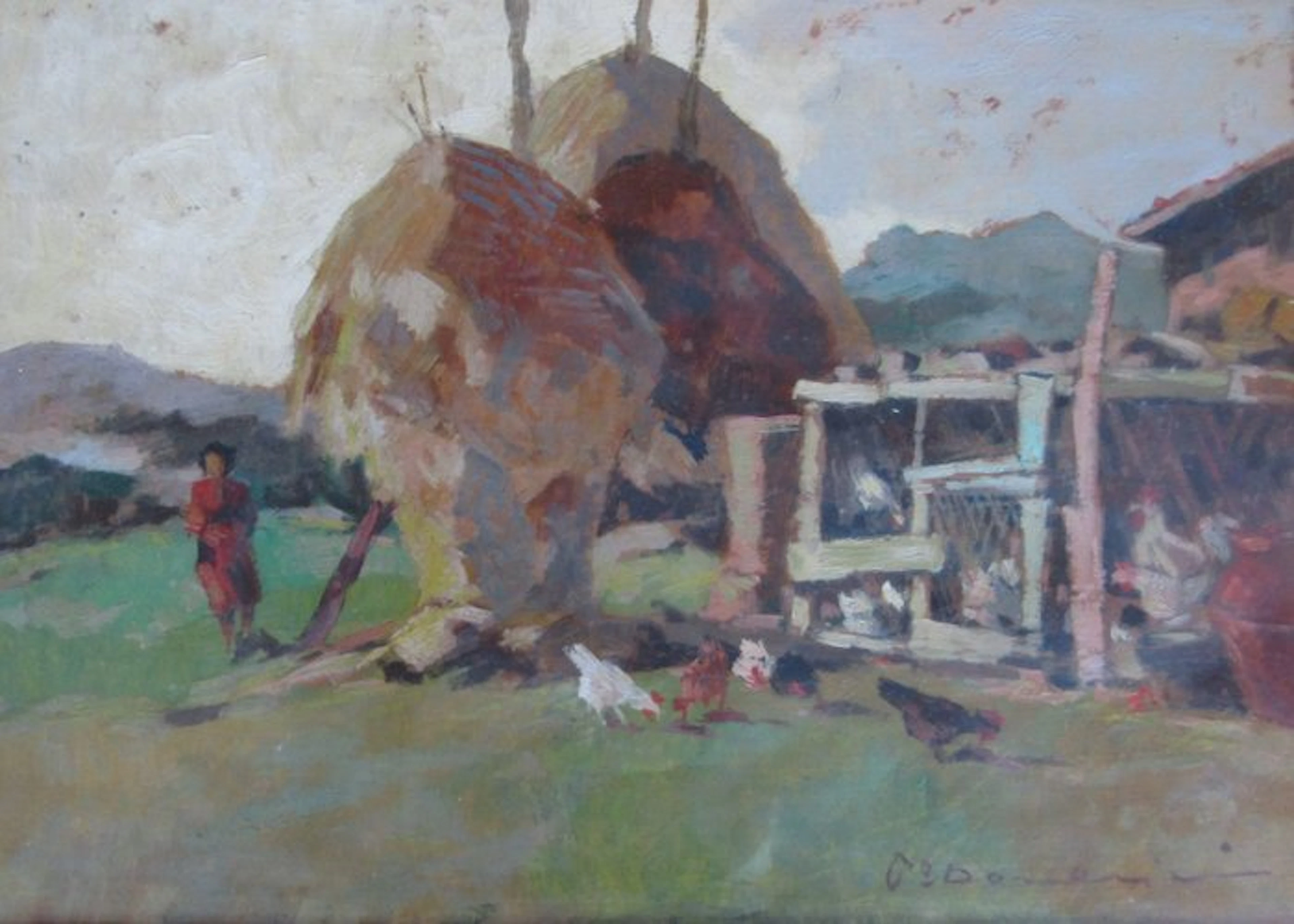 Carlo Domenici (1897-1981) - Paesaggio Maremmano