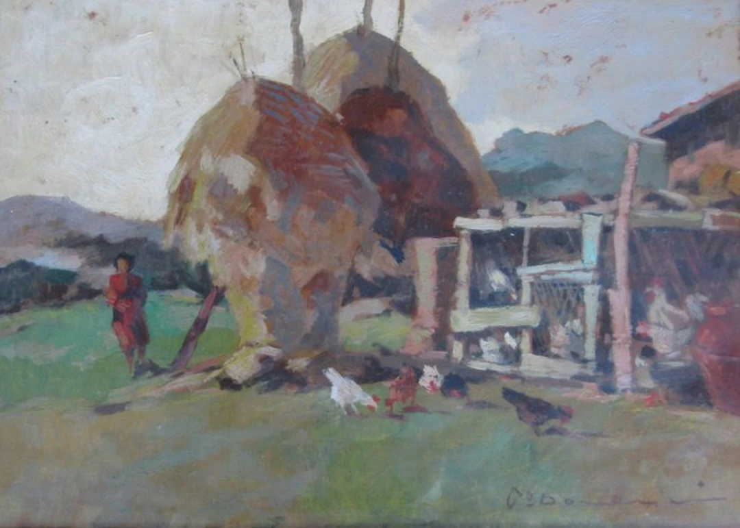 Carlo Domenici (1897-1981) - Paesaggio Maremmano