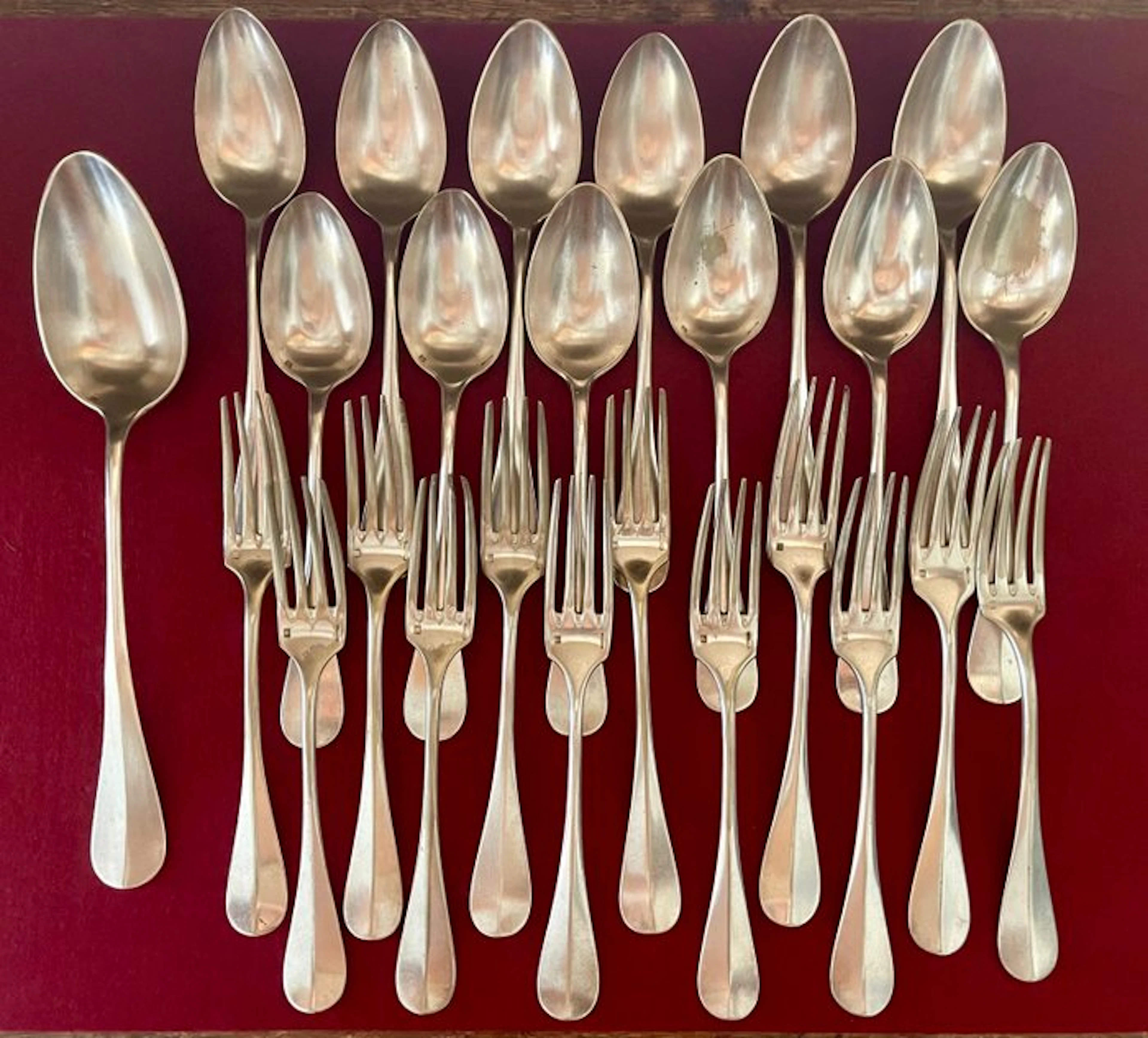 Christofle - Charles Christofle - Cutlery set for 12 (25)...