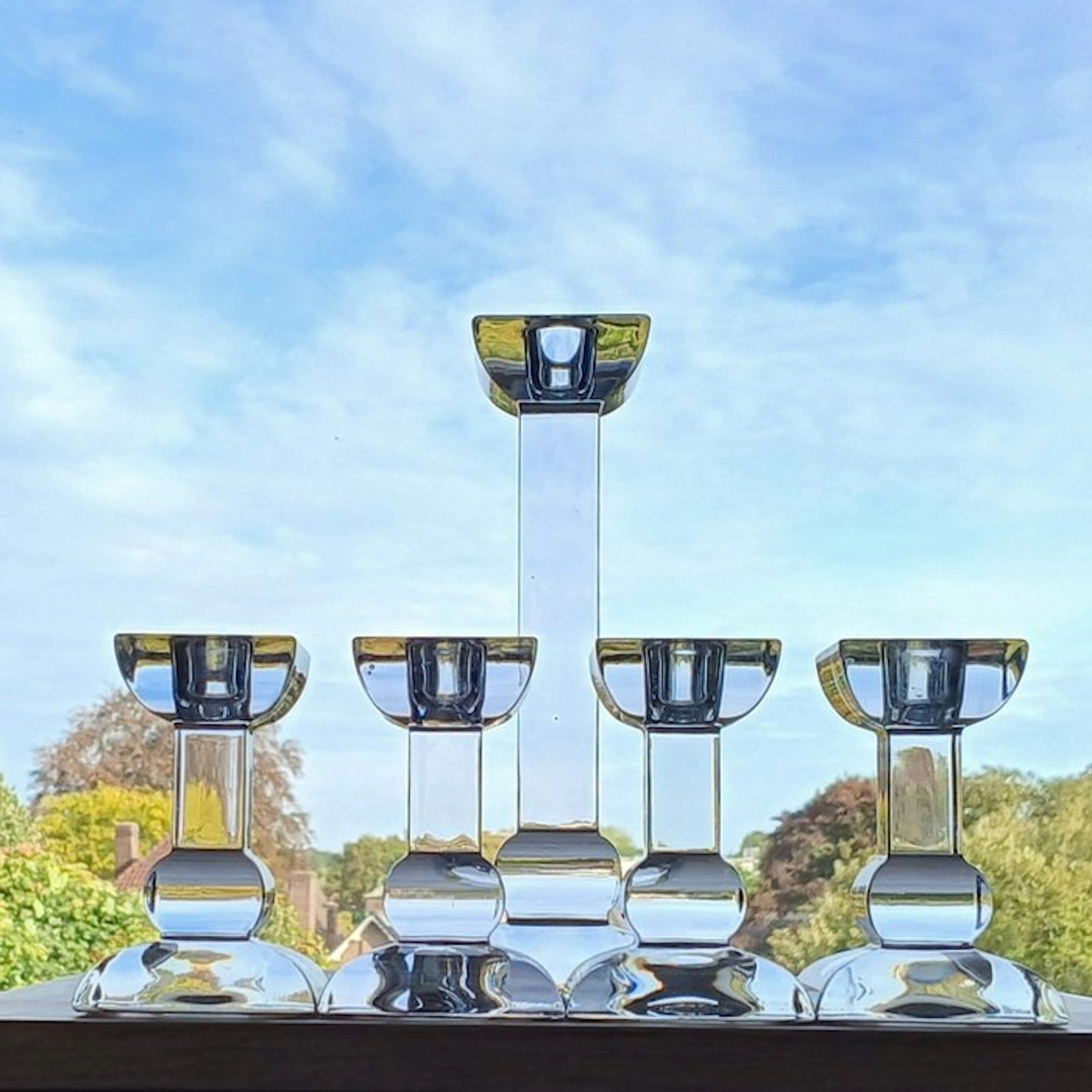 Villeroy & Boch - Candleholder (5) - Lead crystal / Lead Crystal