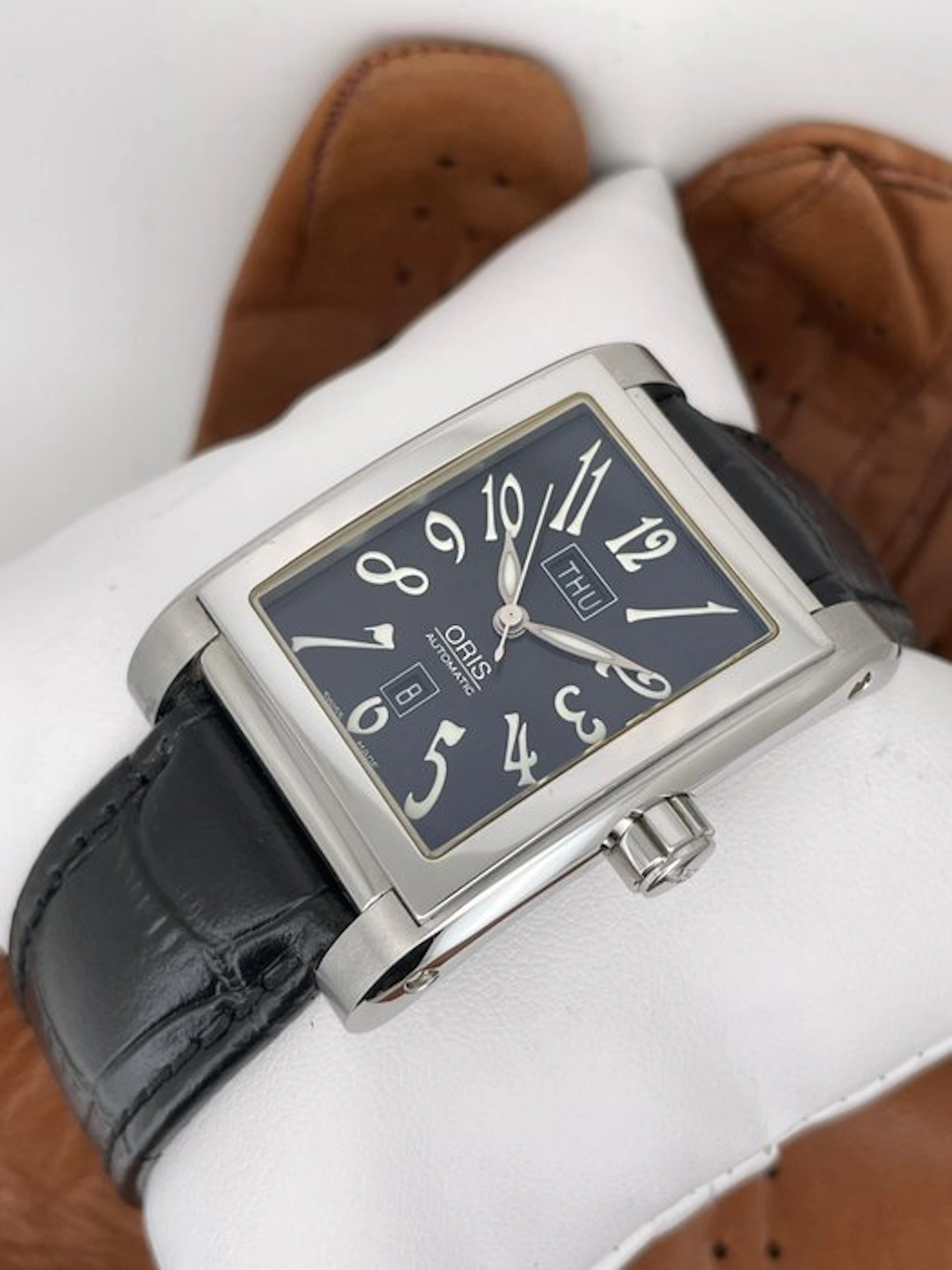 Oris - Rectangular Day Date Automatic - 7525 - Men - 2000-2010