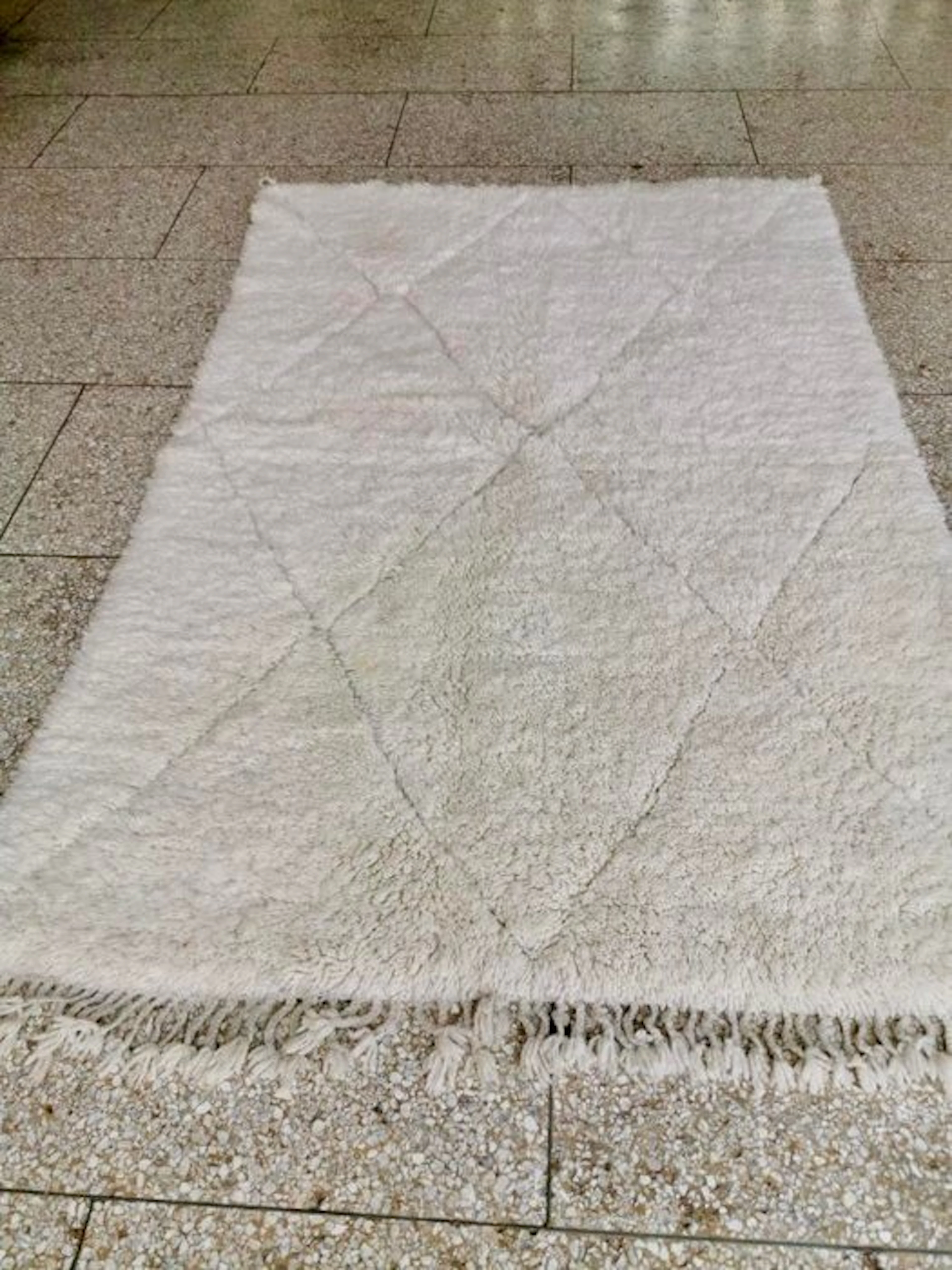 Carpet - 230 cm - 160 cm - Pure wool Berber rug