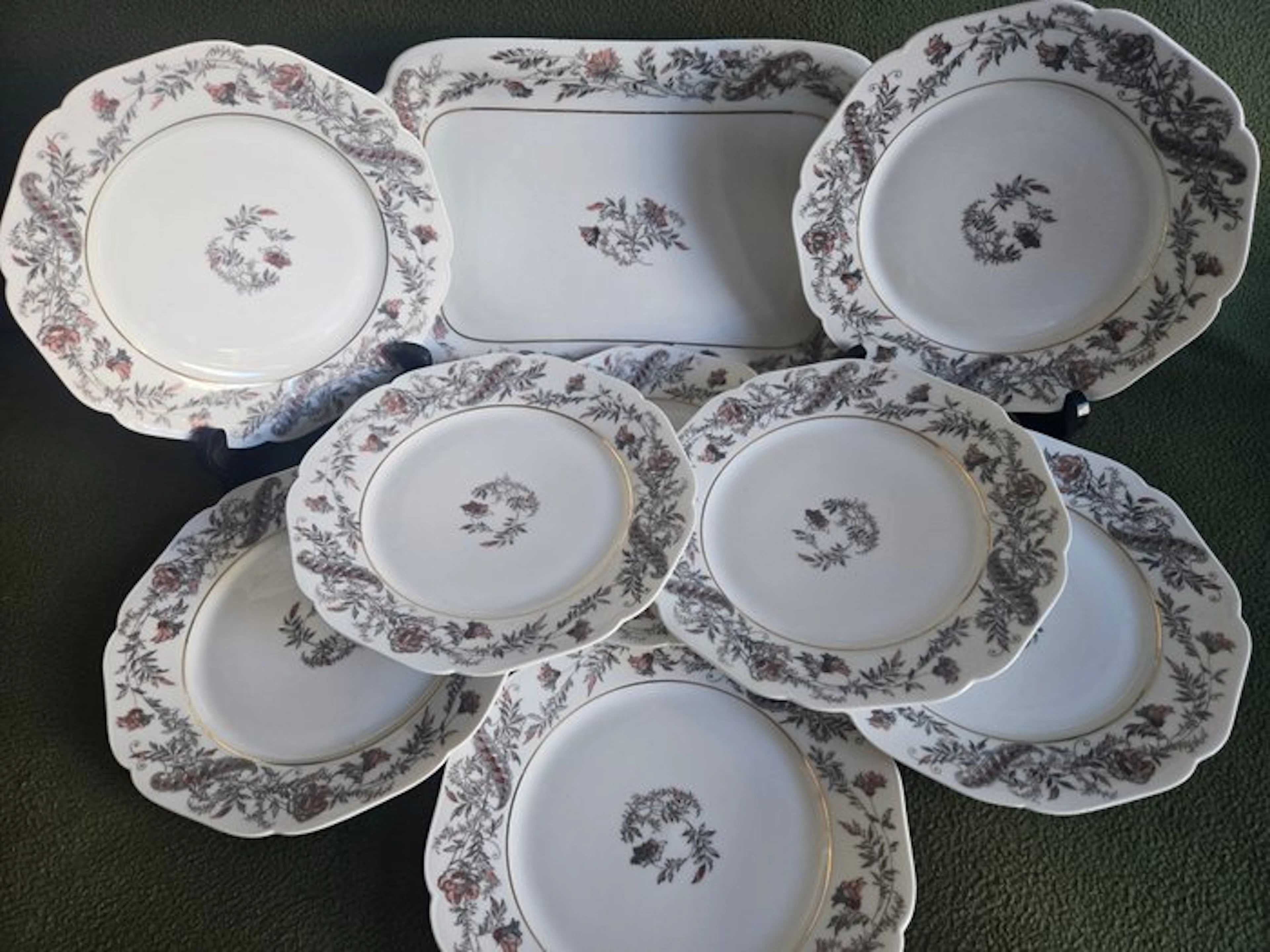 Haviland &Co Limoges - Dessert service (10) - Porcelain
