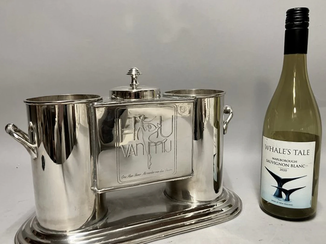 Wine cooler - Wine Cooler for two bottles with...