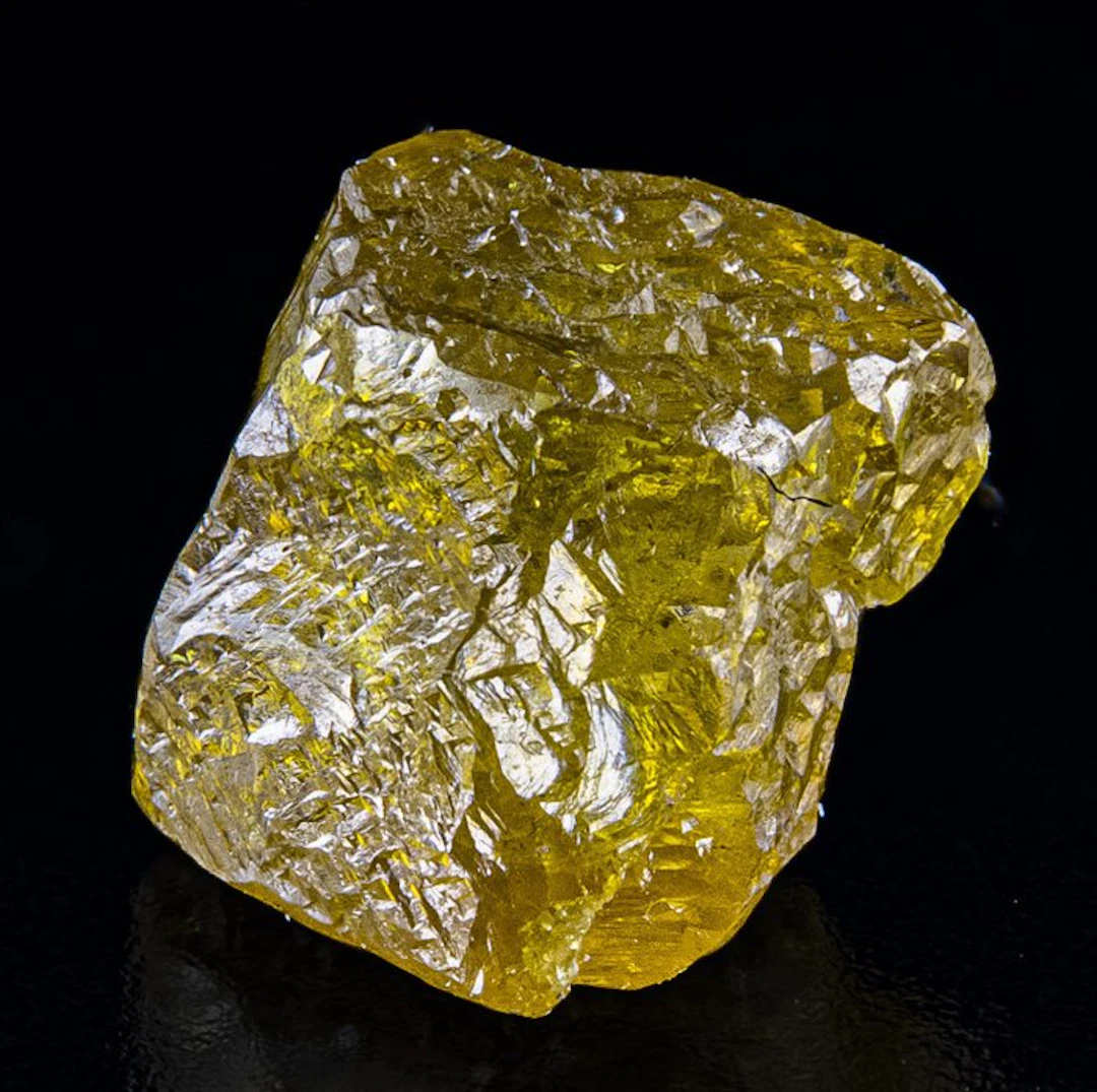 DIAMOND 0.33 CARATS !! FANCY INTENSE YELLOW - EXCEPTIONAL...