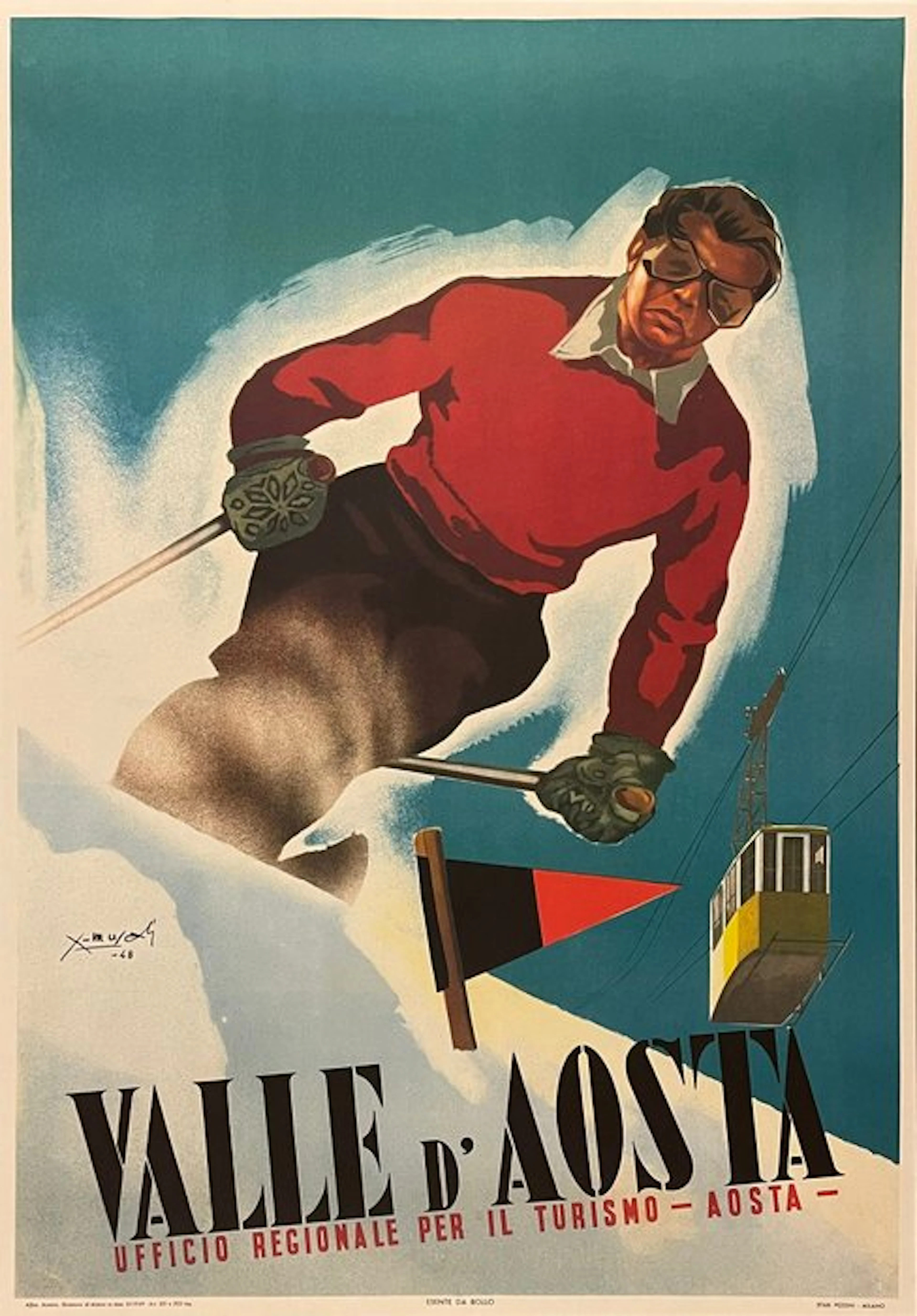 Arnaldo Musati - VALLE D'AOSTA - Ufficio Regionale per il Turismo - 1980s