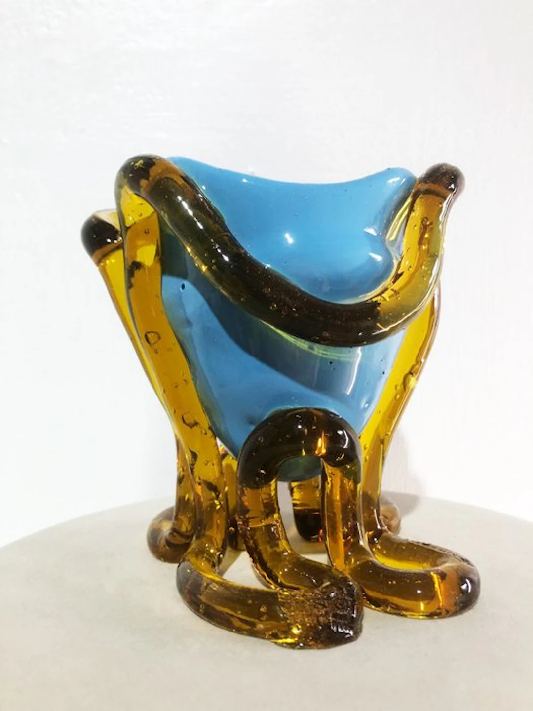 Fish Design - Corsi Design - Gaetano Pesce - Vase - Indian Summer. - Soft Resin