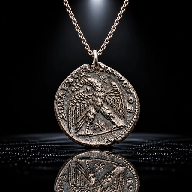 Roman Empire Silver “The Eagle of Victory” — Beautiful...