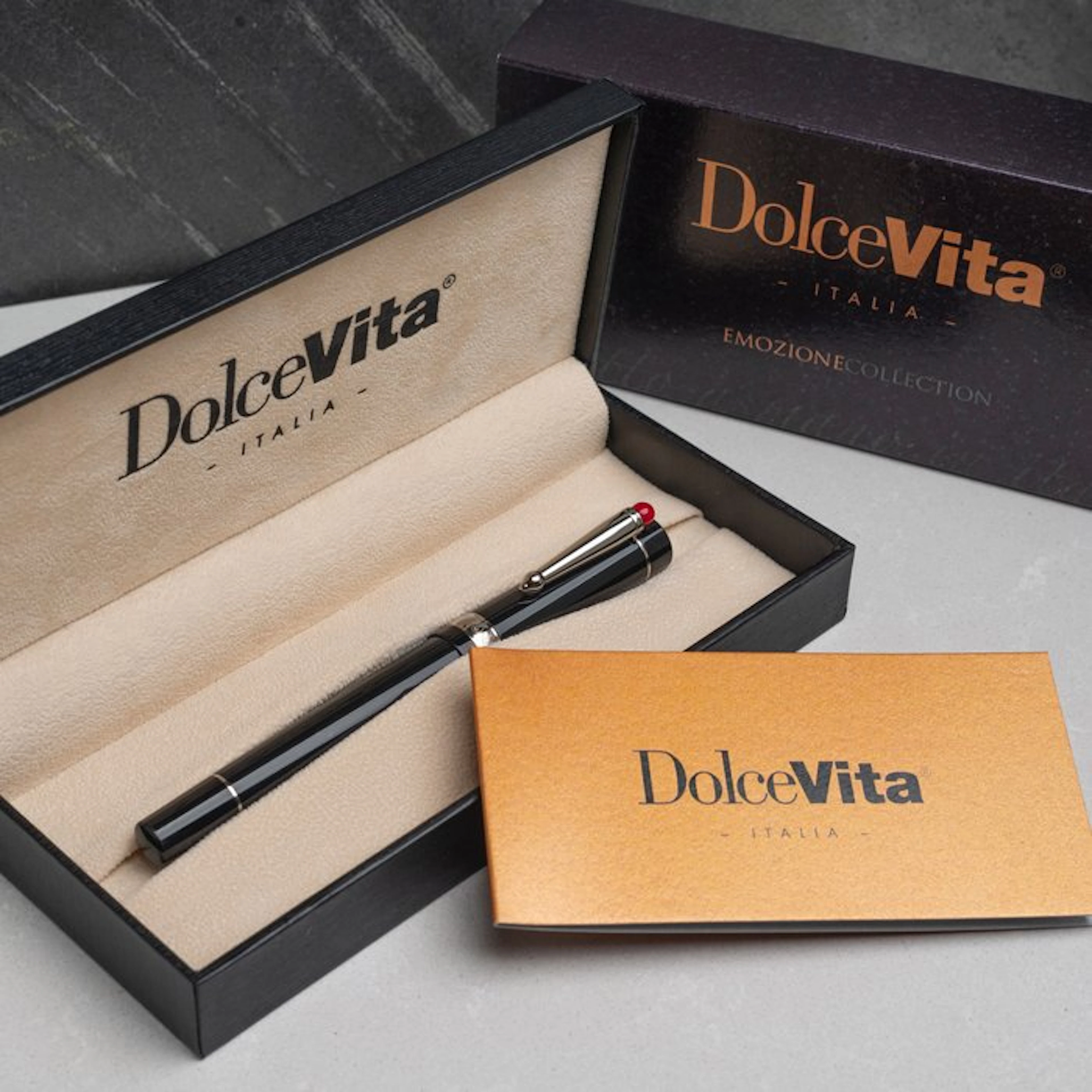 Dolcevita by Leonardo - Black - Fountain pen