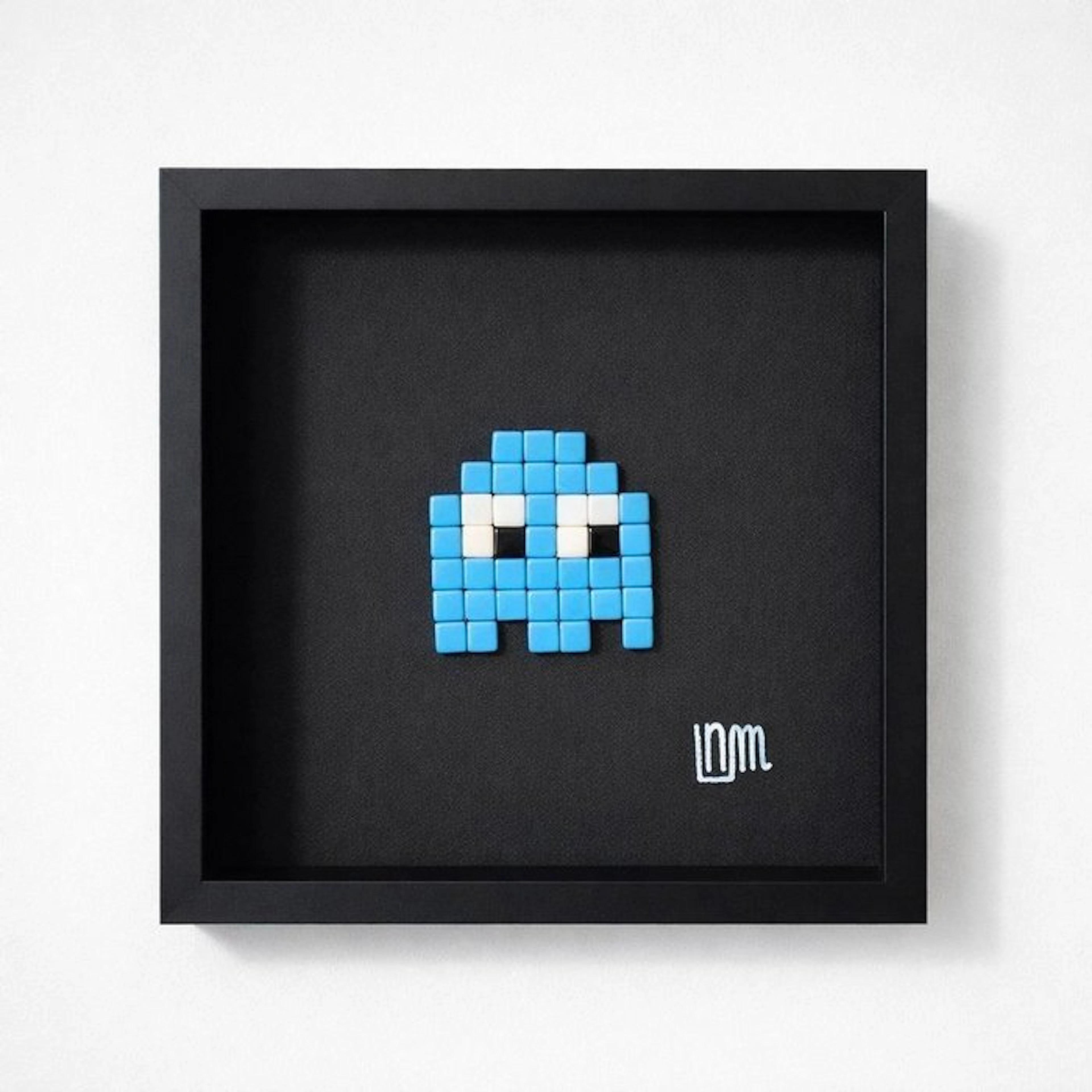 nLm - Pac-Man Blue (Ghost) - Mosaic