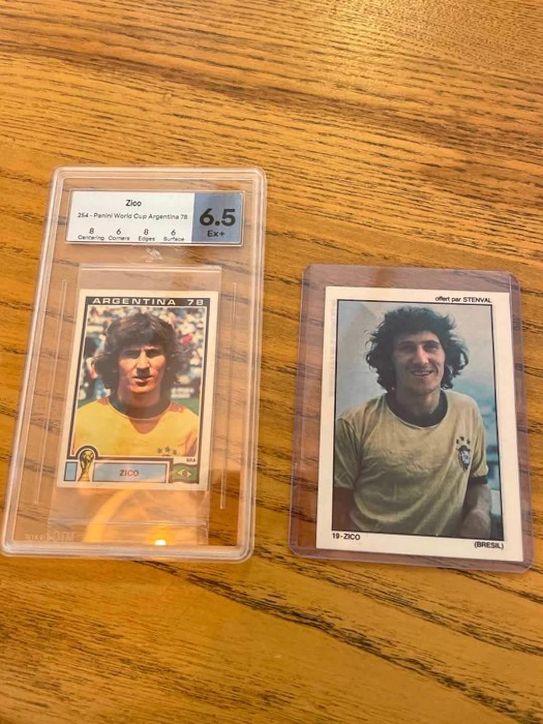 Panini zico - 2 Sticker - Excellent (EX)