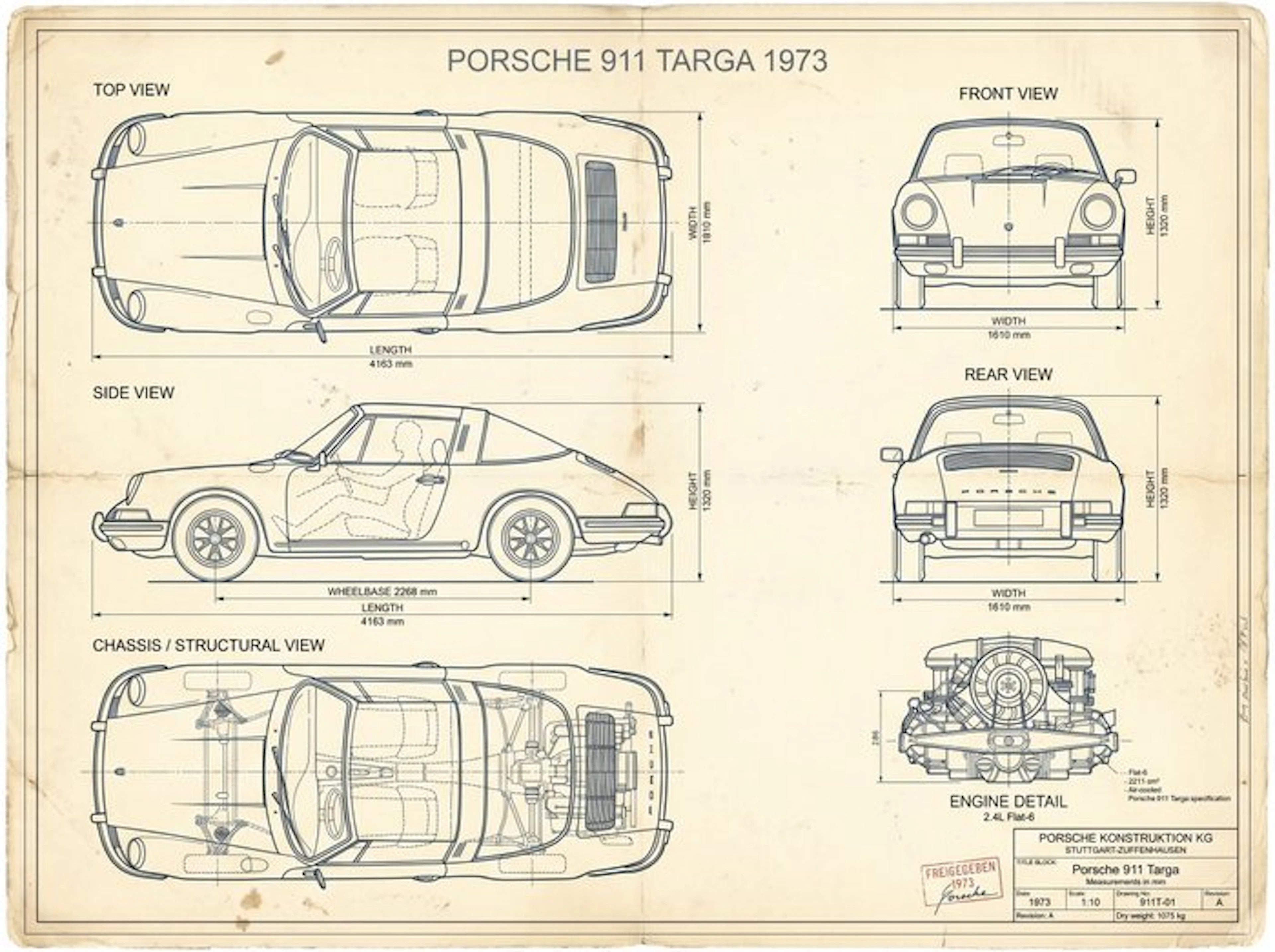 Shmidt.Art - Porsche - Porsche 911 Targa 1973 - 1970s