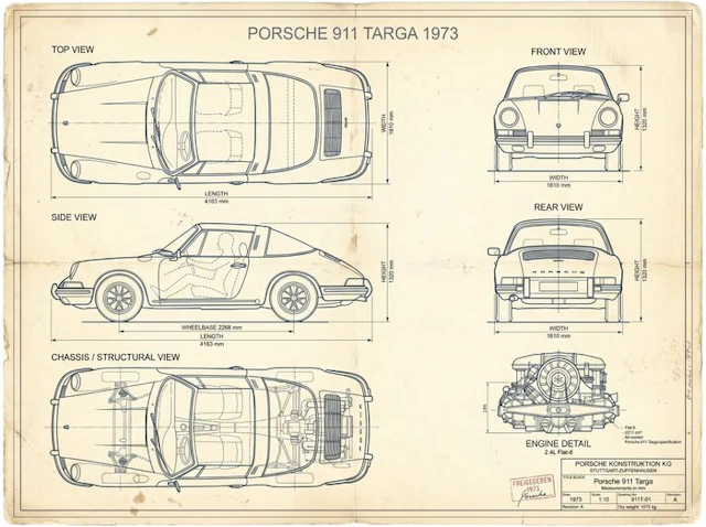 Shmidt.Art - Porsche - Porsche 911 Targa 1973 - 1970s