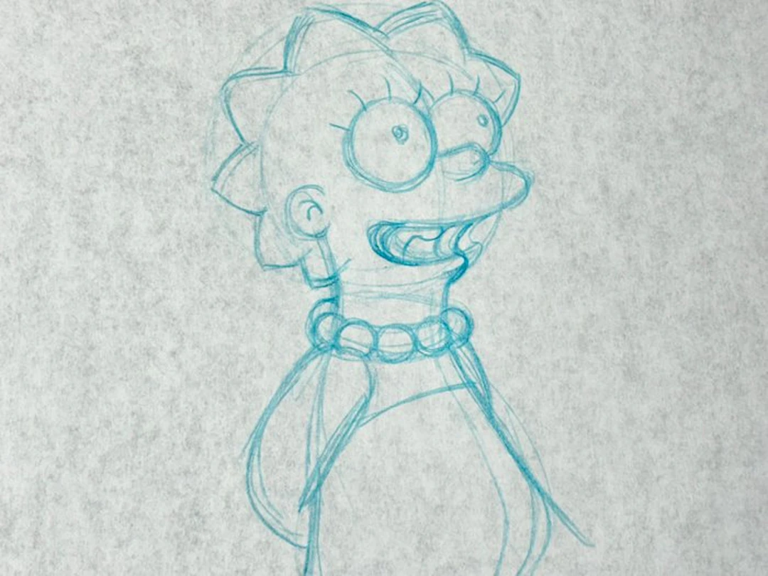 Gracie Films - Original Animation Drawing of Lisa Simpson