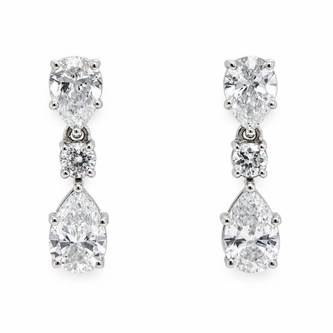 No reserve price - Earrings - 14 kt