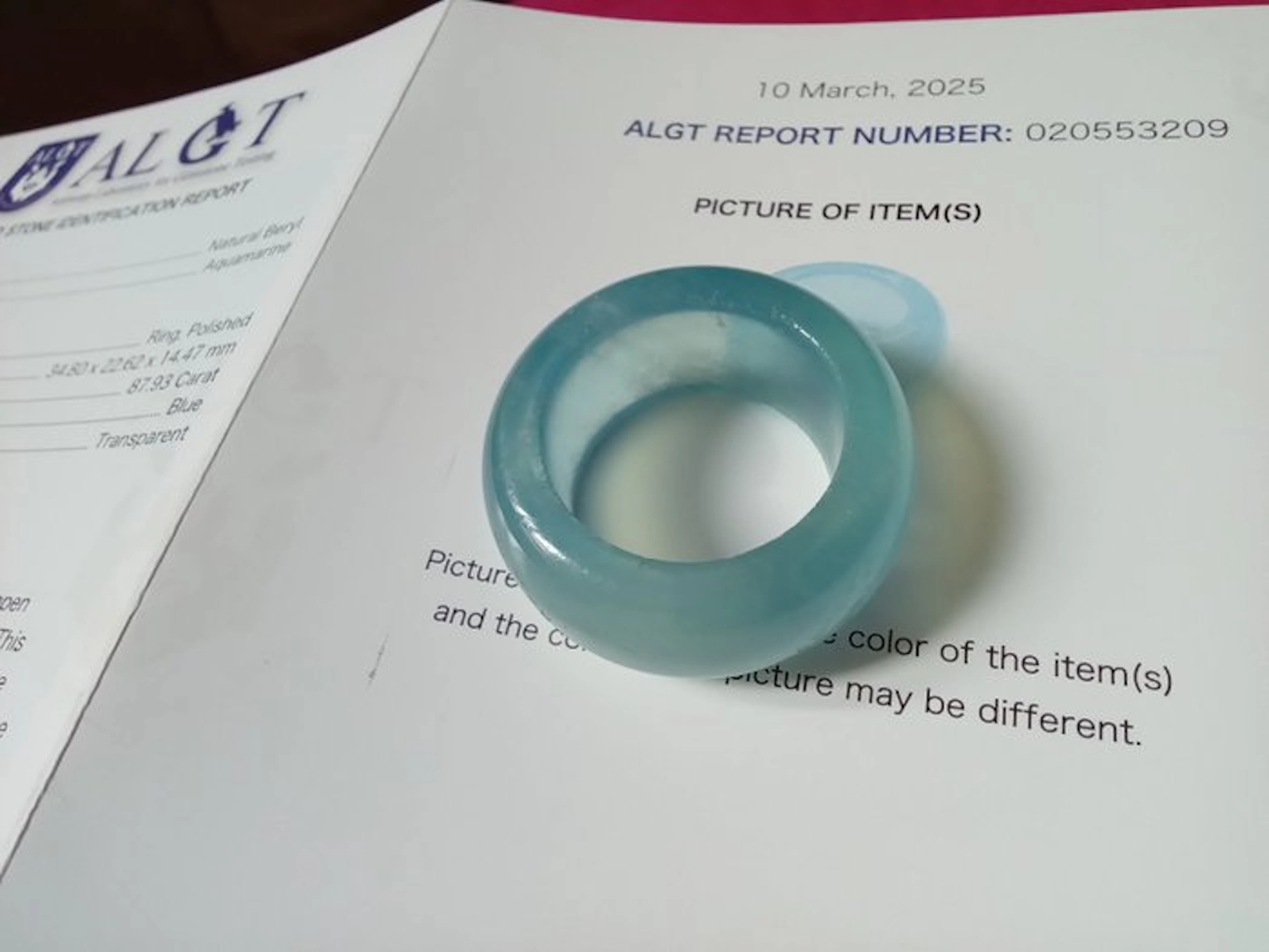 Aquamarine Jewellery- 17.63 g - (1)