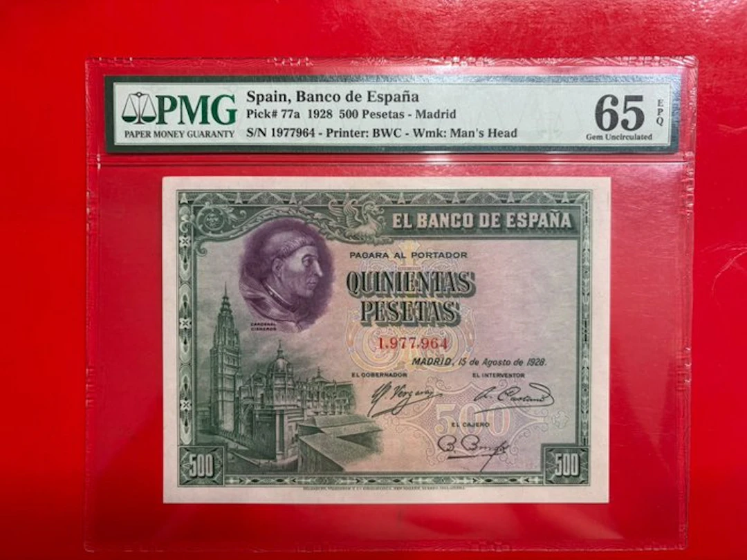 Spain. - 500 Pesetas 1928 - Pick 77a (No reserve price)