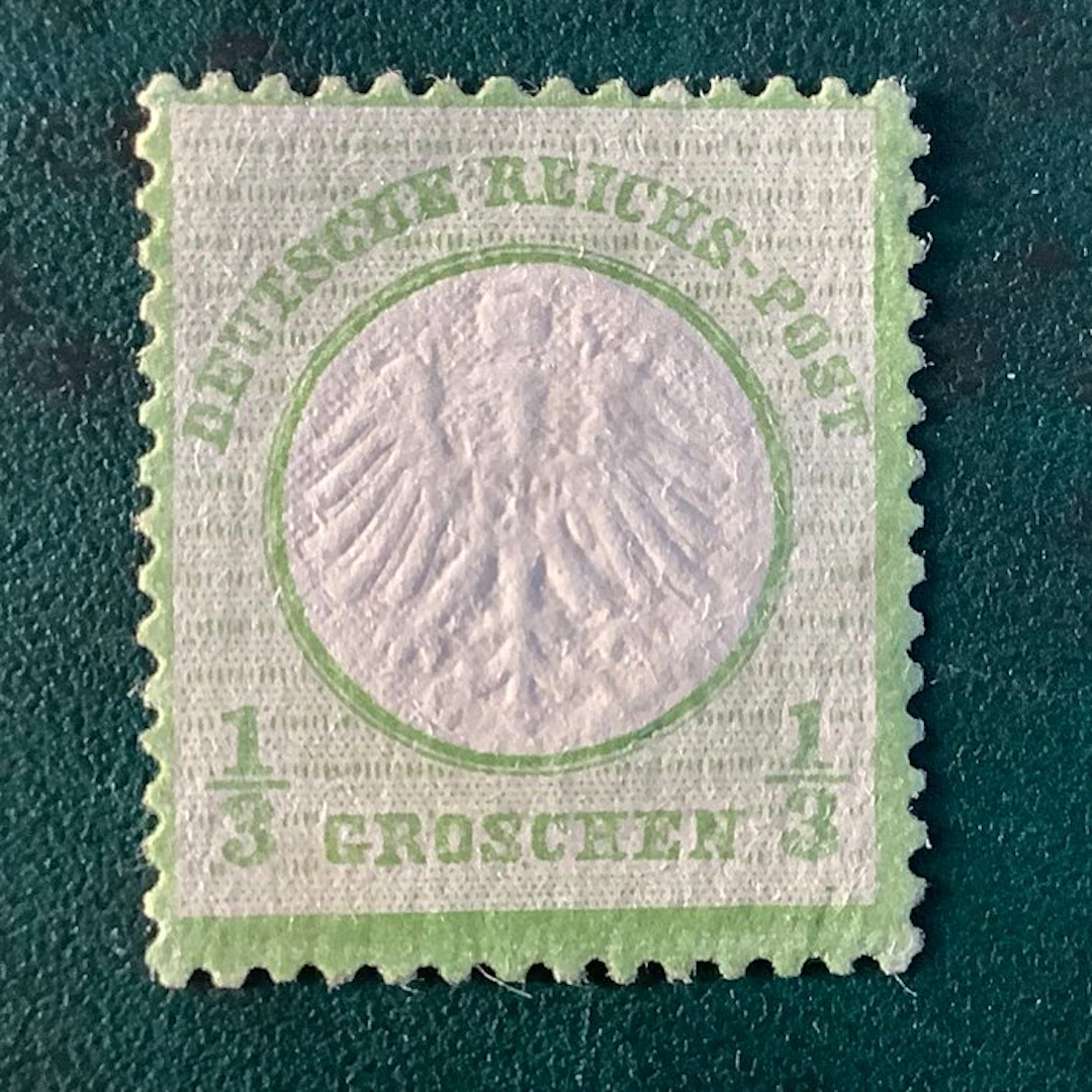 German Empire 1872 - 1/3 Groschen, small chest shield - MH - Michel 2