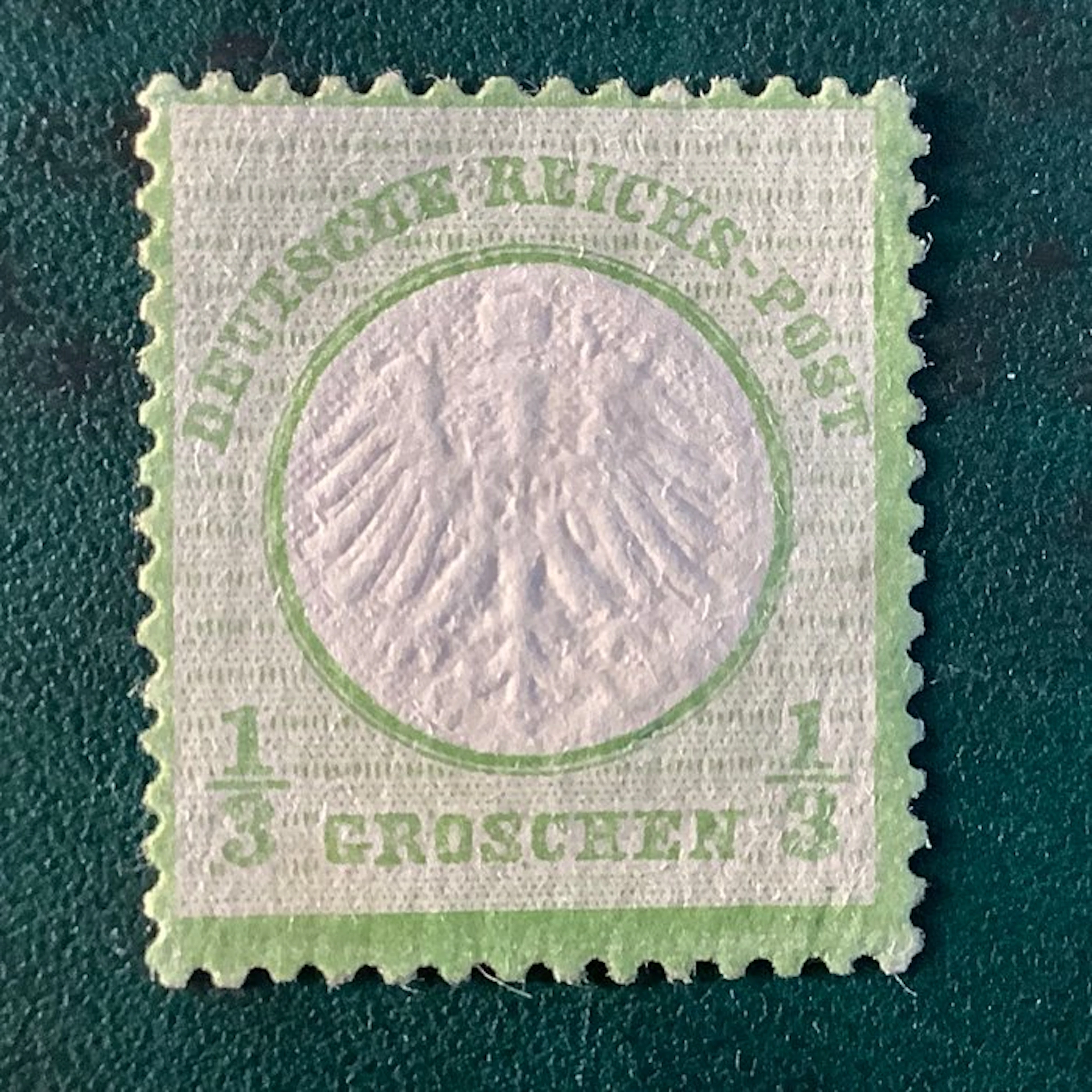 German Empire 1872 - 1/3 Groschen, small chest shield - MH - Michel 2