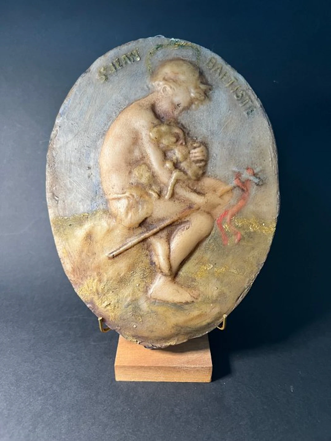Rare large Agnus Dei in blessed wax - Saint John the...
