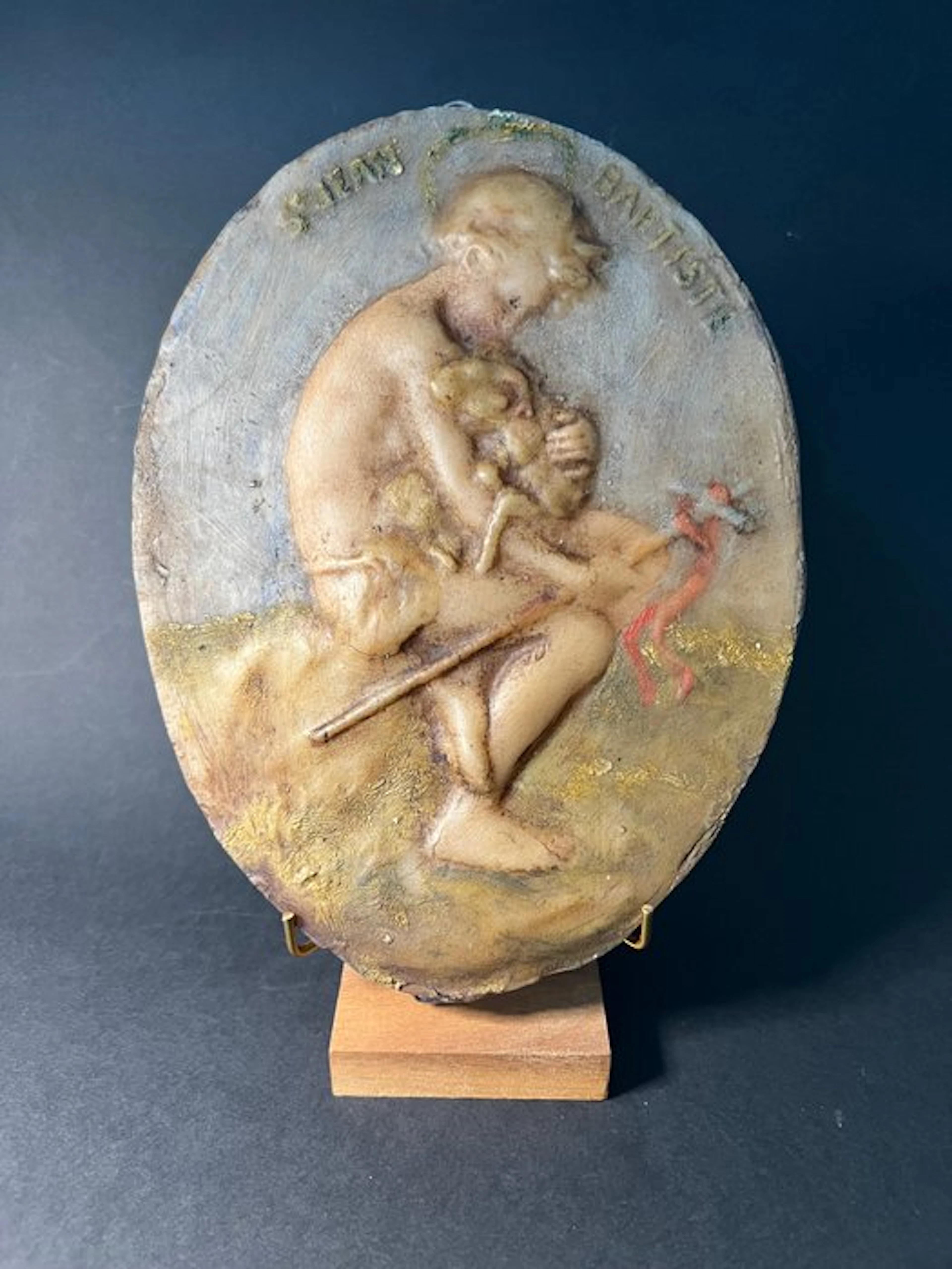 Rare large Agnus Dei in blessed wax - Saint John the...