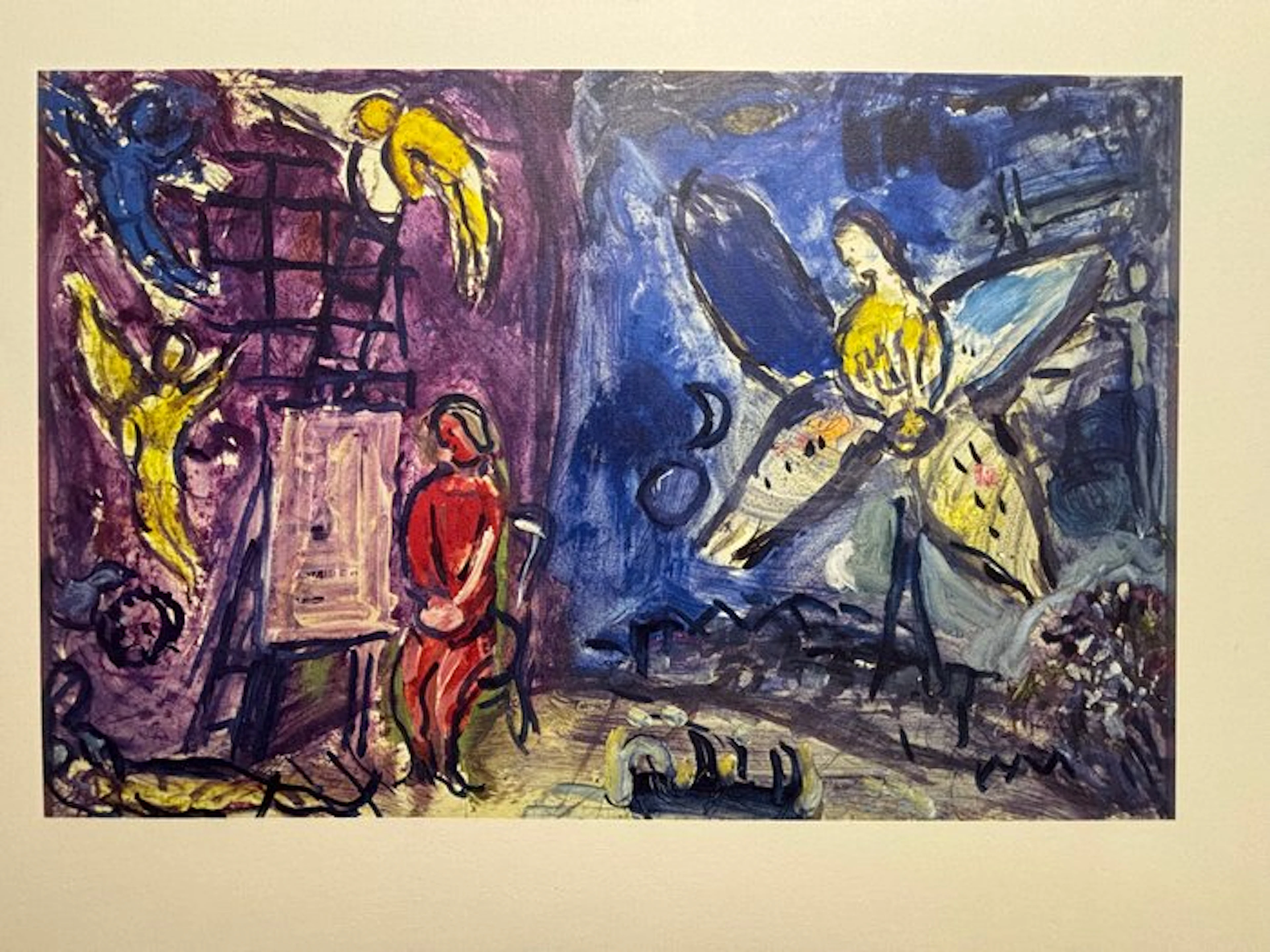 Marc Chagall (1887-1985) - Le songe de Jacob