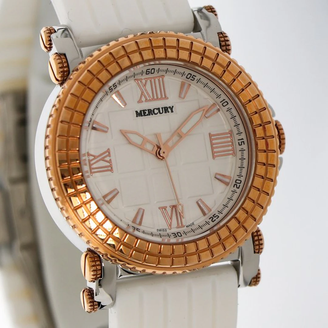 Mercury - Swiss Watch - ME10205-SRX-1 - White Strap - No...