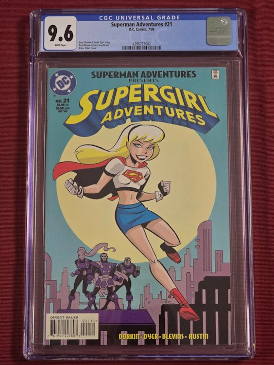 Superman Adventures #21 - 1 Graded comic - First edition - 1998 - CGC 9.6