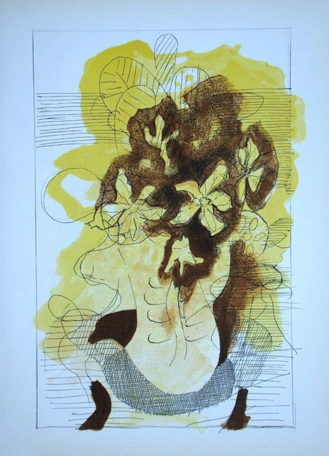Georges Braque (1882-1963) - Vase jaune