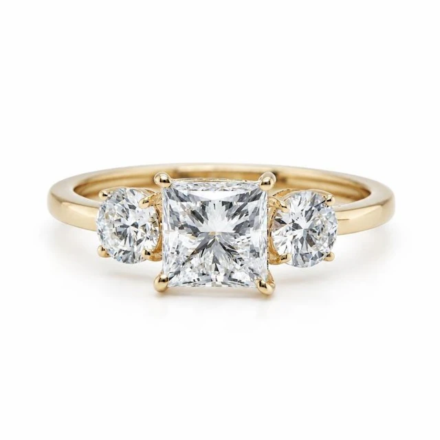 No reserve price - Ring - 14 kt