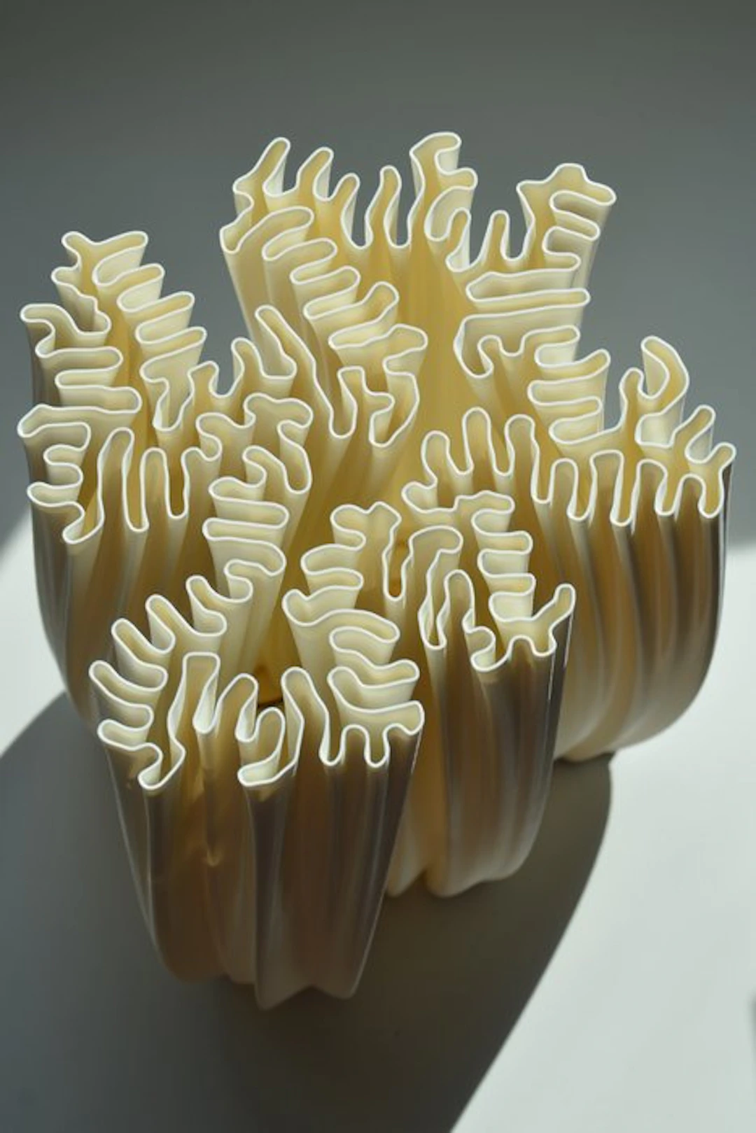 Table lamp - Sculptural table lamp - "Coral" - S2 - Plant-based bio-material