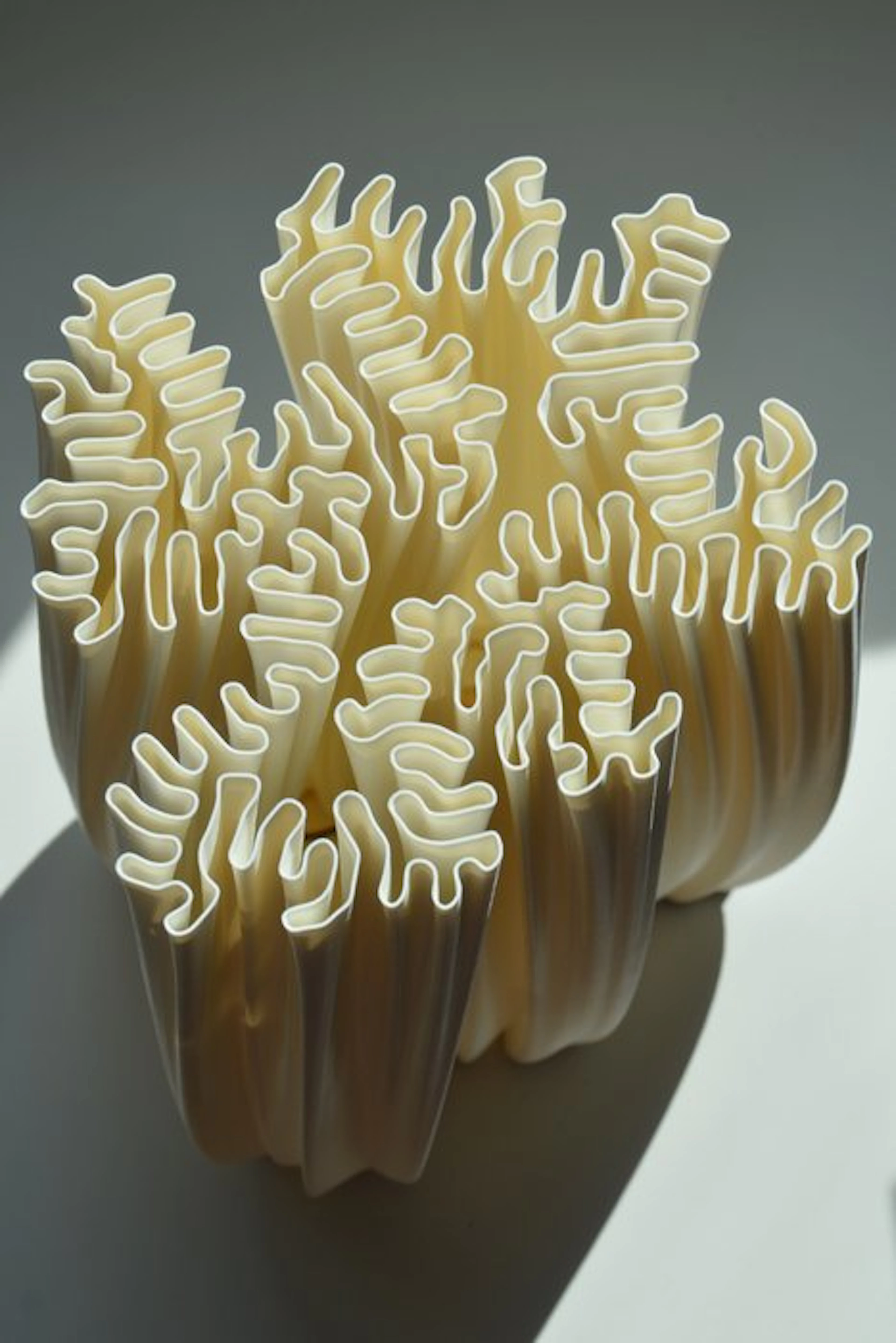 Table lamp - Sculptural table lamp - "Coral" - S2 - Plant-based bio-material