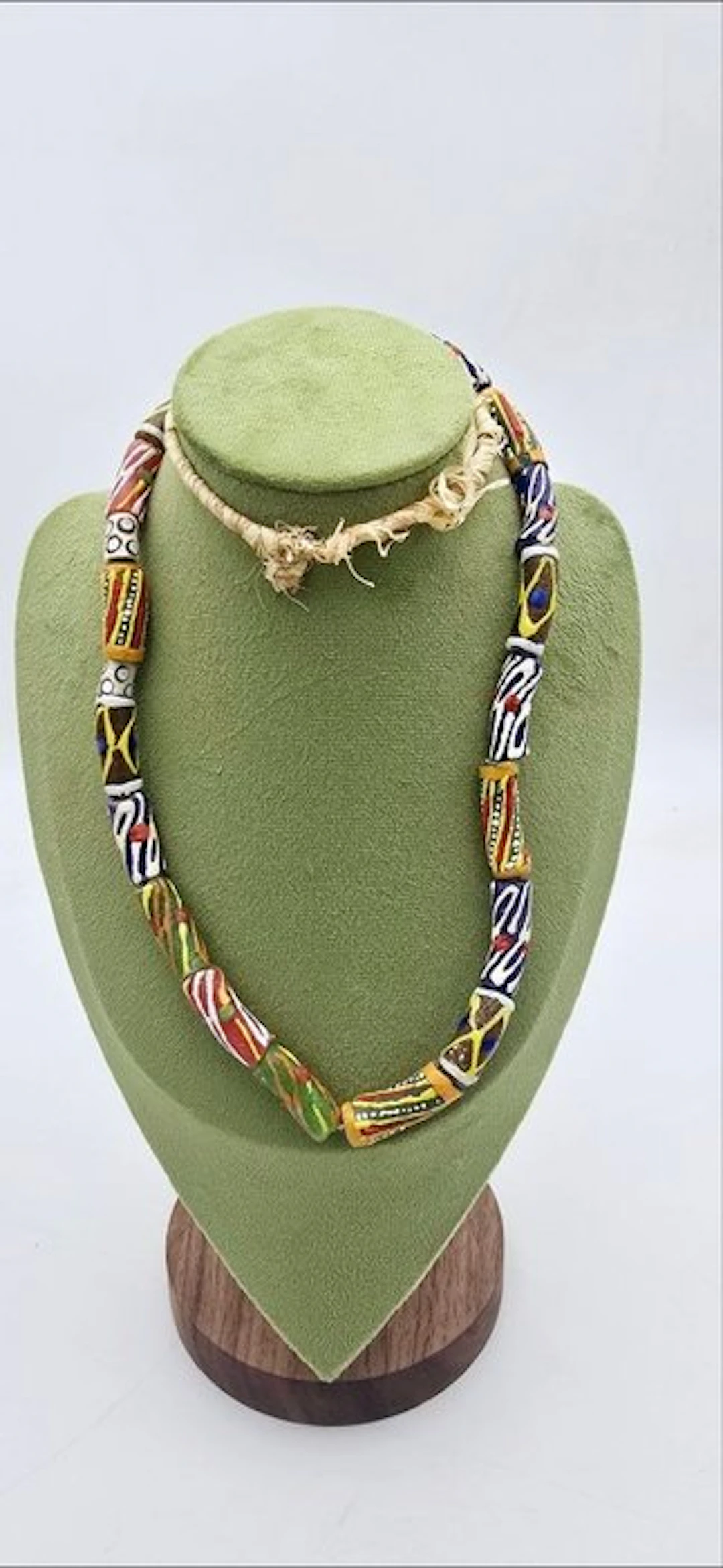 Necklace - Mali - 20 Millefiori glass (No reserve price)