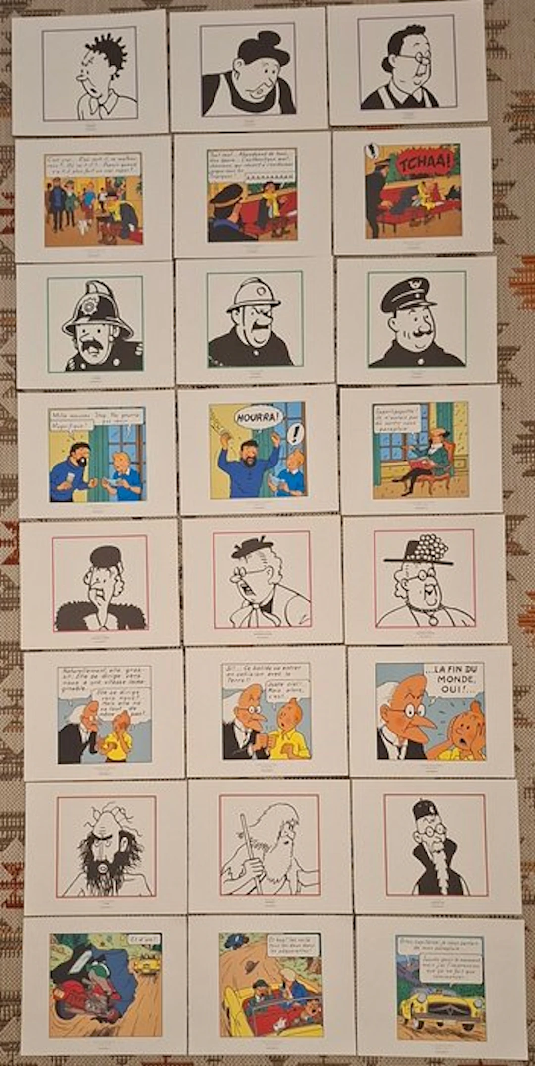 Tintin - 24 Ex-Libris Scènes et portraits Tintin - 24...
