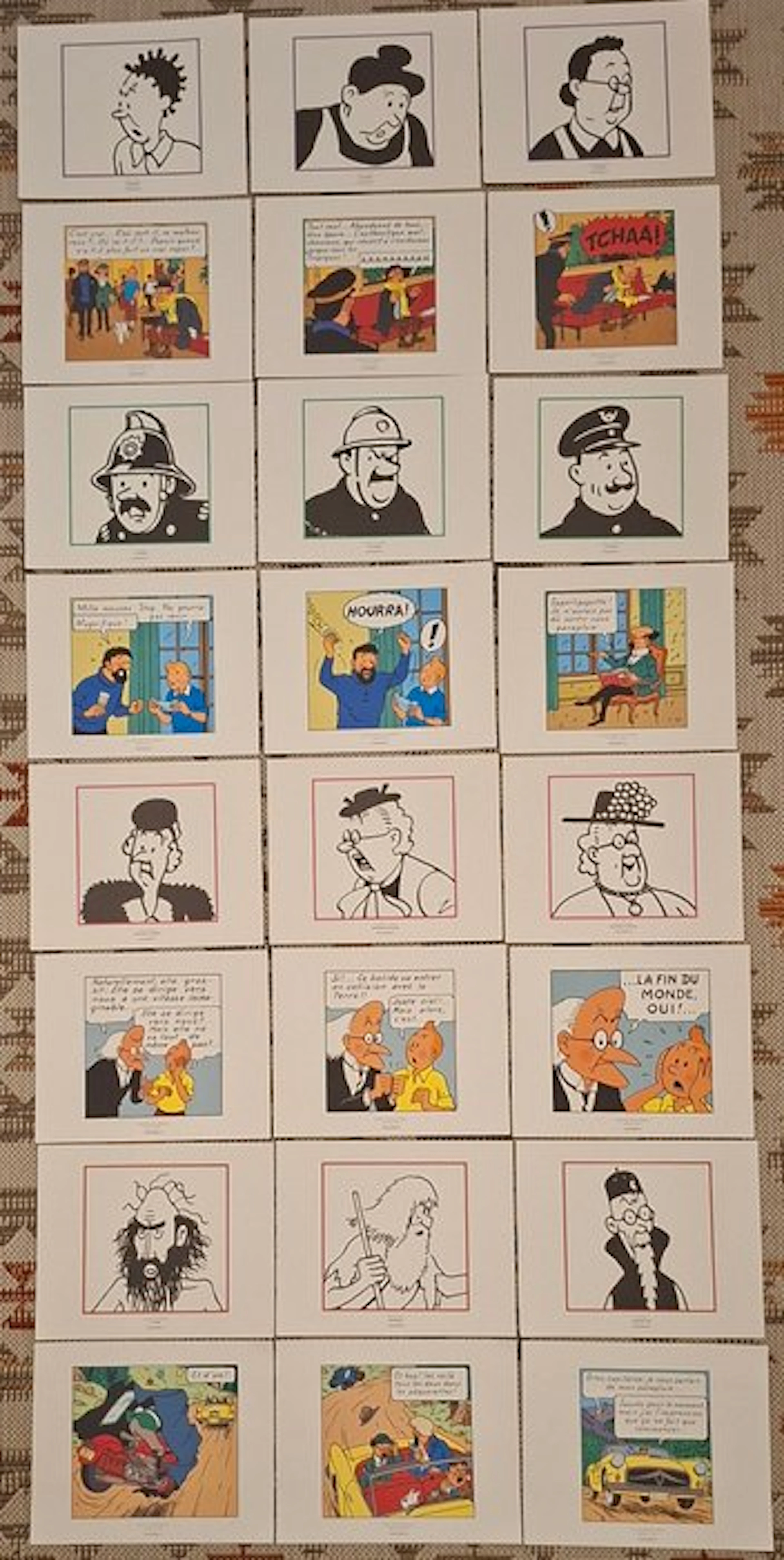 Tintin - 24 Ex-Libris Scènes et portraits Tintin - 24...