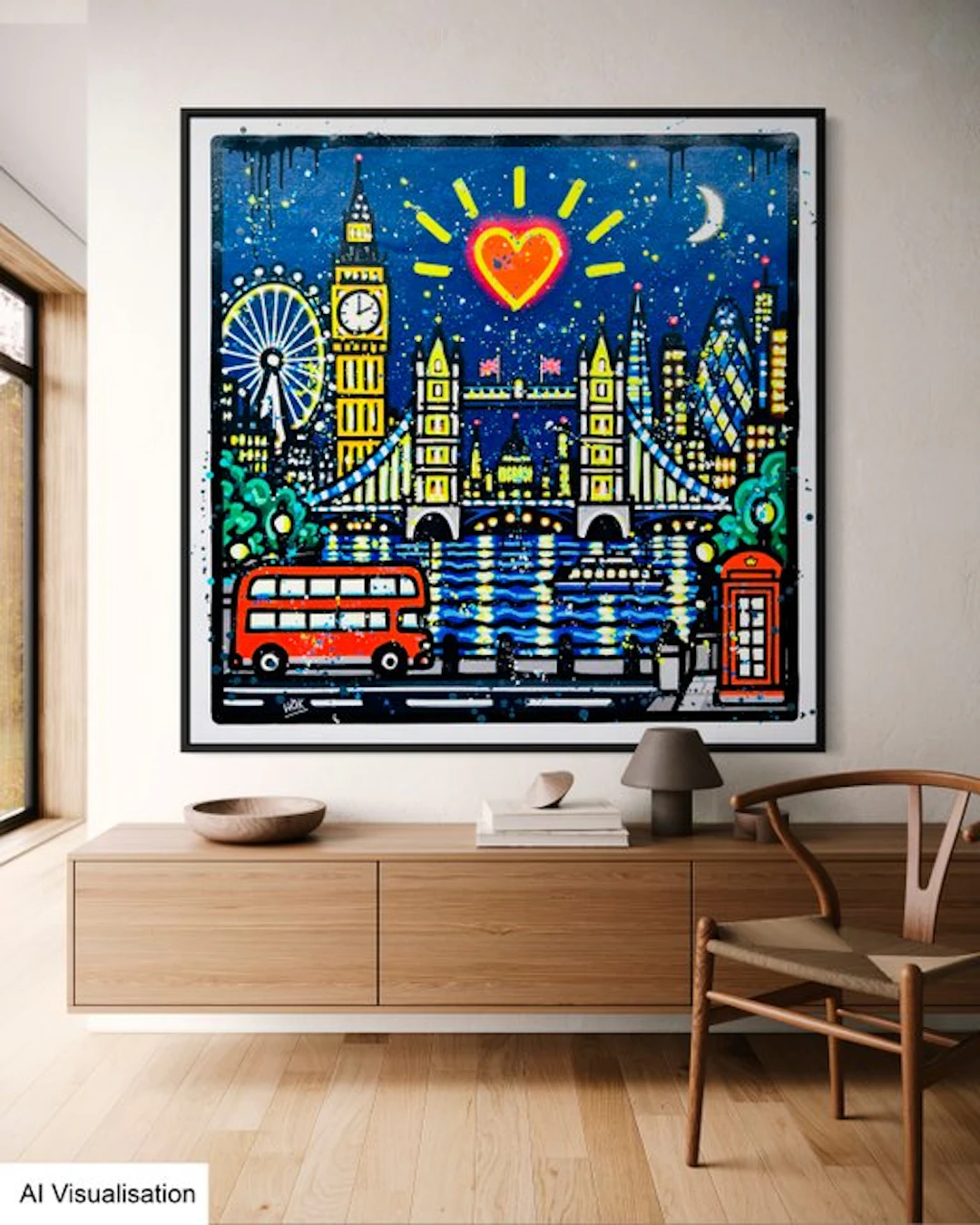 HÖK (1984) - Starry Night In London ( UV light! ) "City...