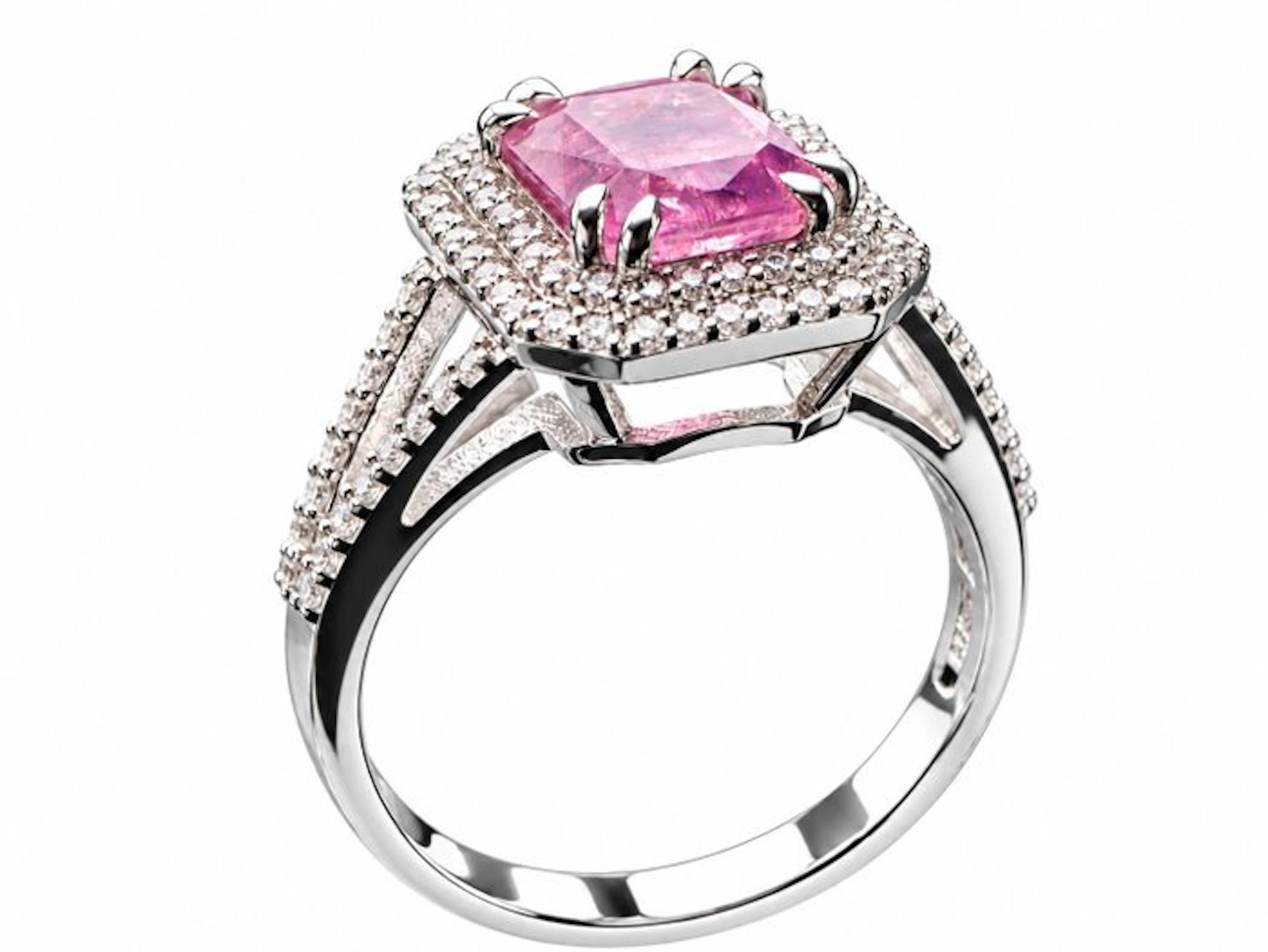 Engagement ring - 18 kt