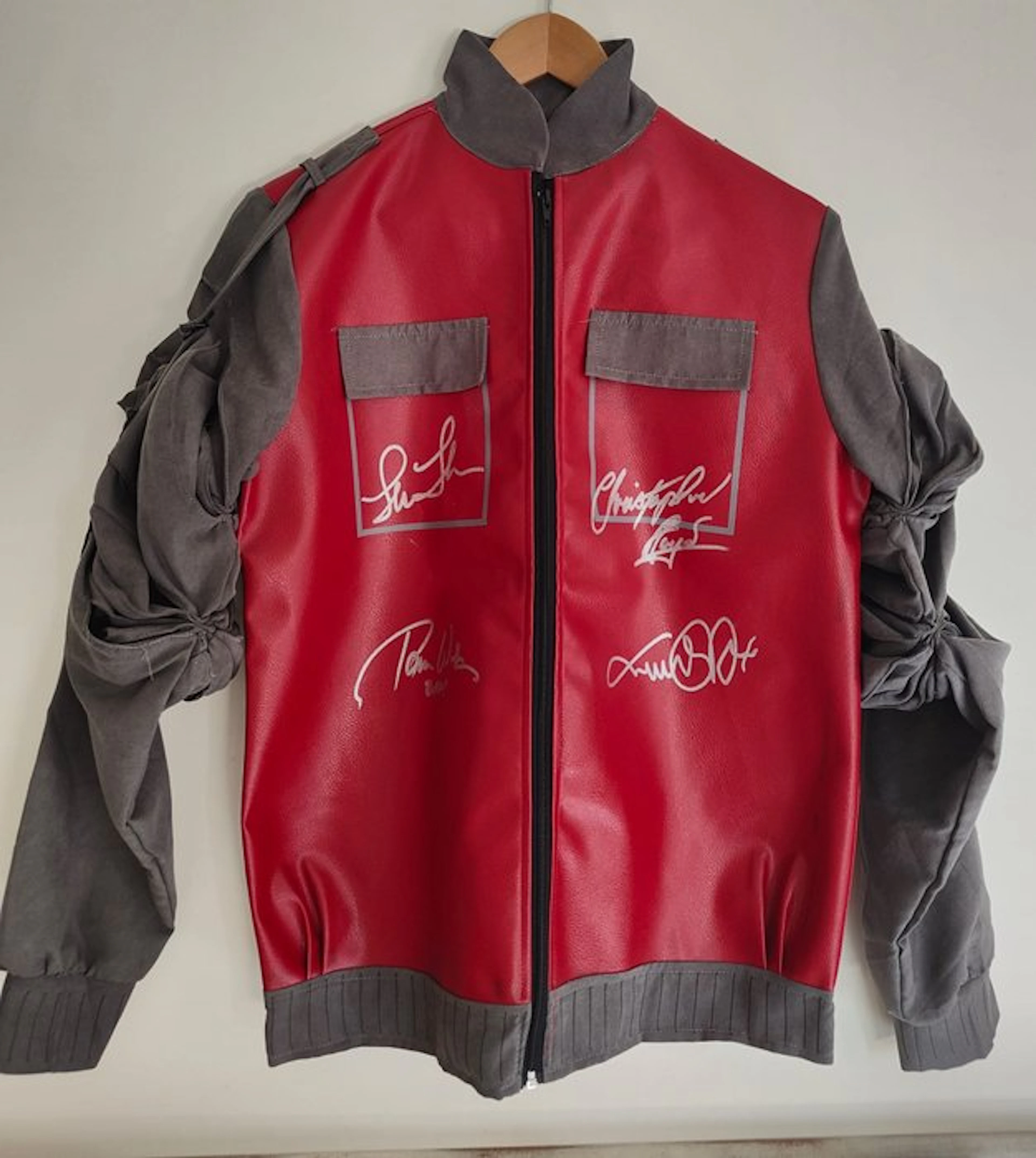 Back to the Future - Cast Signed Marty McFly Jacket – Michael J