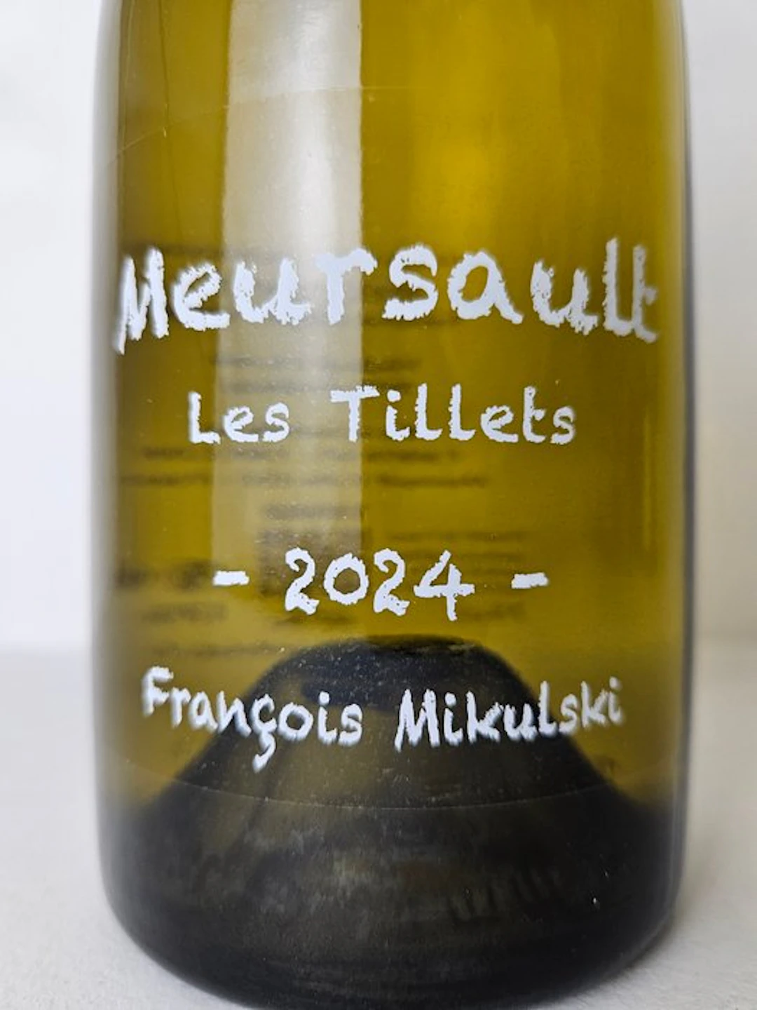 2024 François Mikulsk "Les Tillets" - Meursault - 1 Bottles (0.75L)