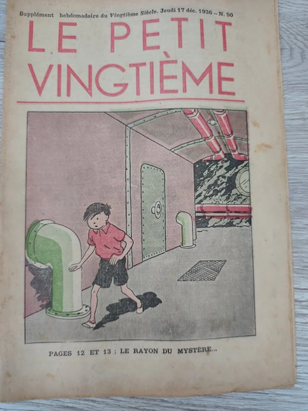 Le Petit Vingtième 50 - 1 Number - First Belgian edition/1936